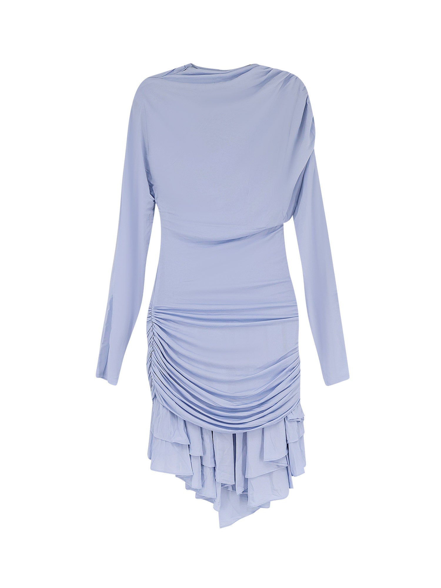 SELF PORTRAIT Dresses Blue Viscosa Elastan