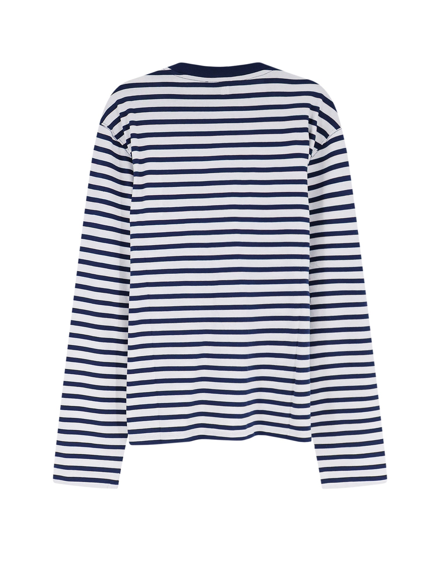 Ami Paris T-shirts and Polos Encre/blanc Cotone