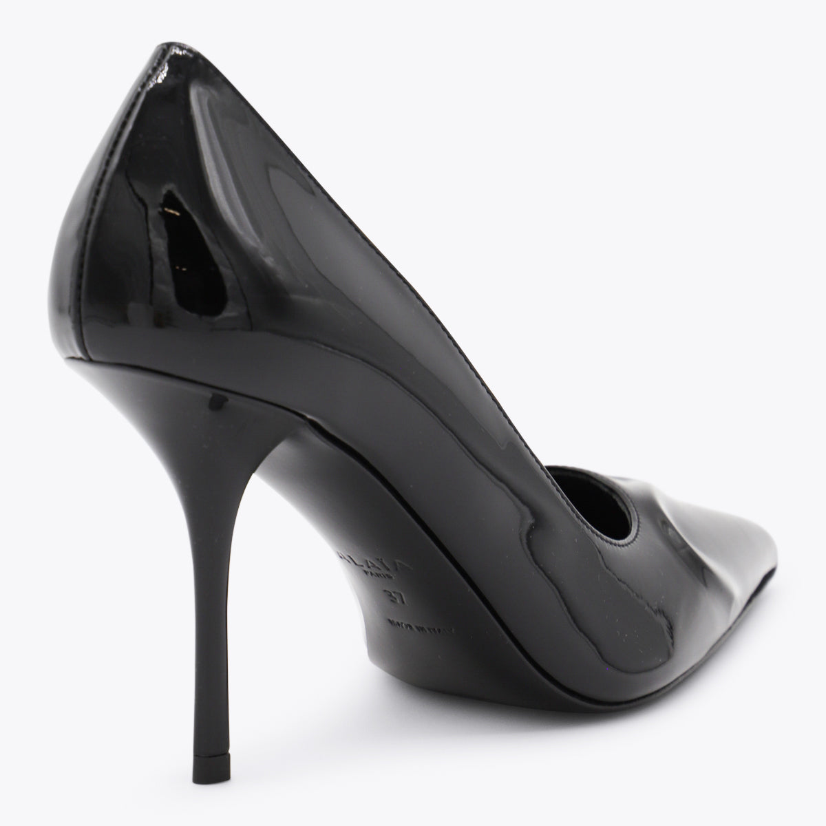 Alaia With Heel Black _cover Le Sole El