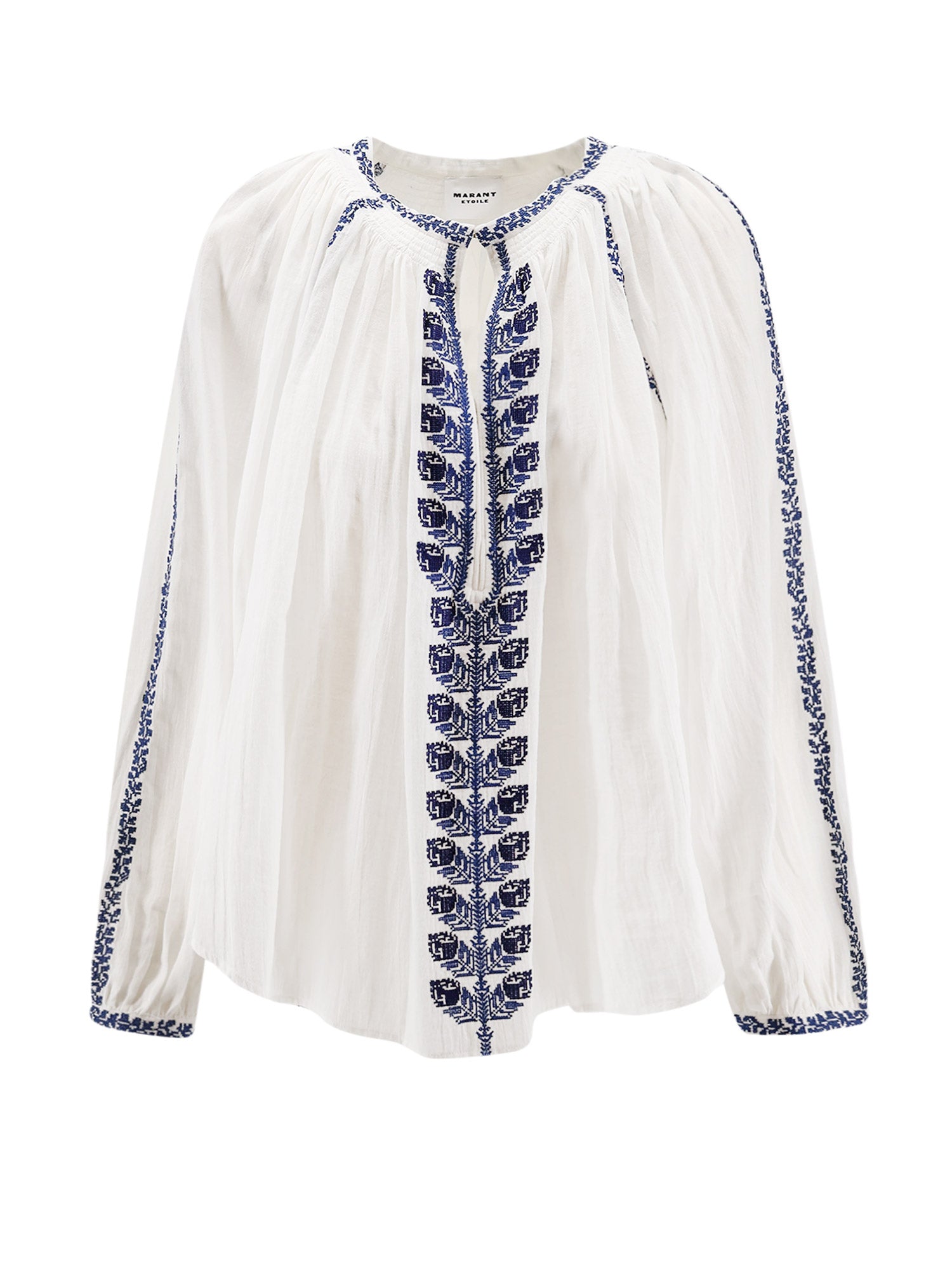 MARANT ETOILE Shirts Ecrublue Main Material:cotton