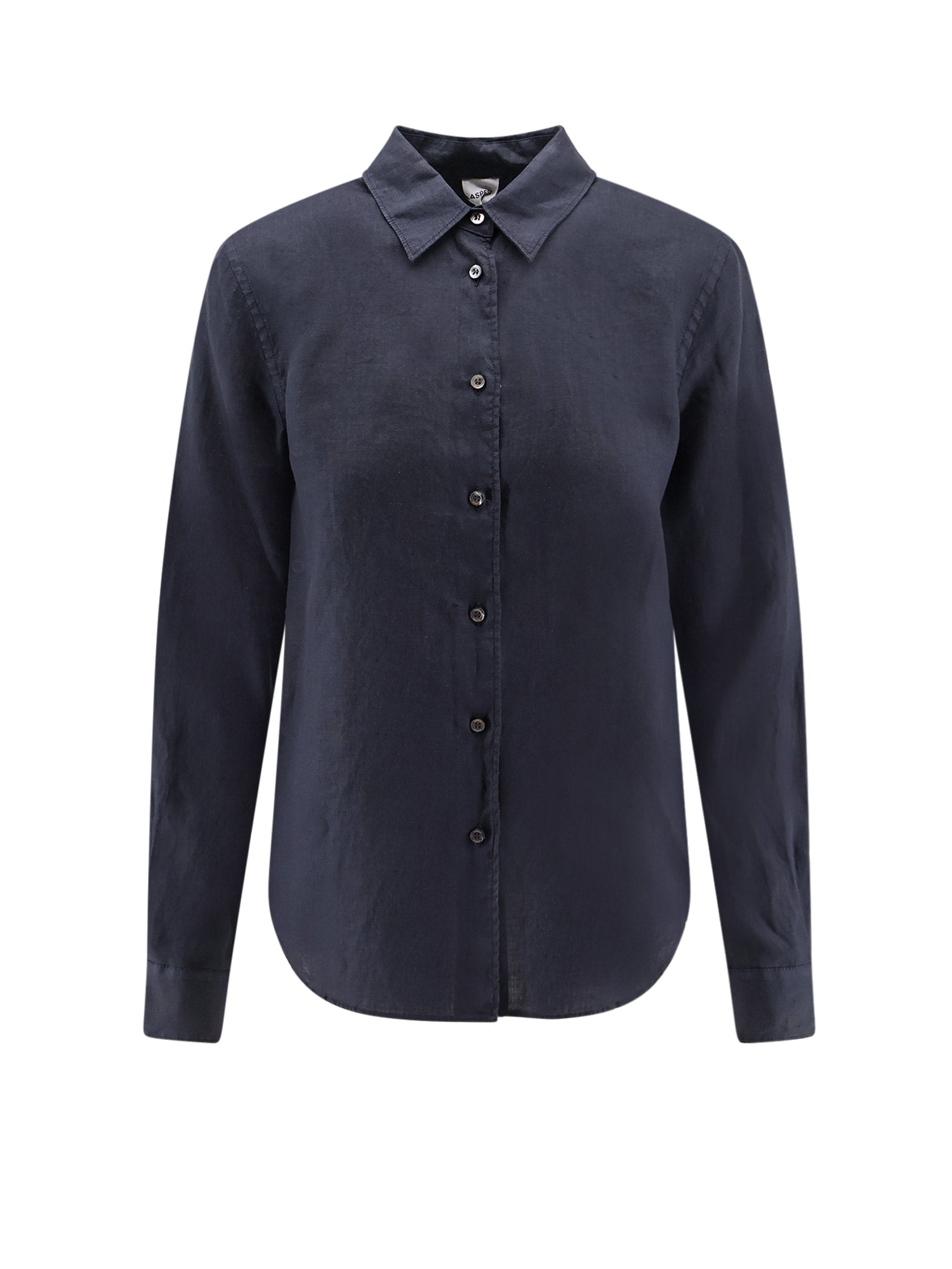 Aspesi Shirts Blue Lino