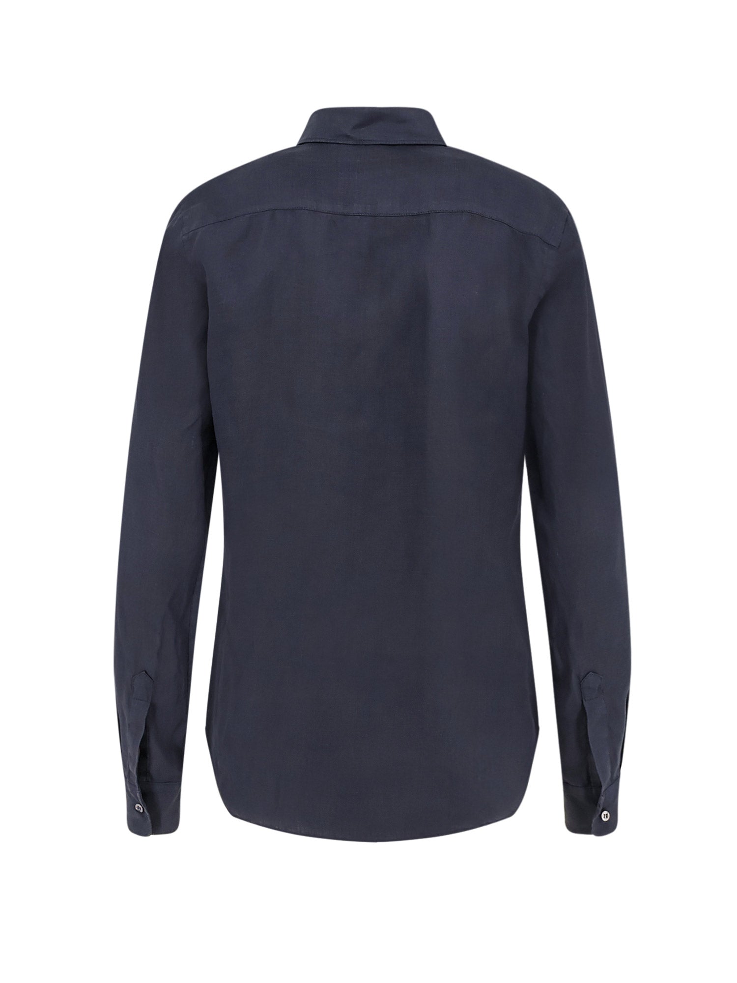 Aspesi Shirts Blue Lino