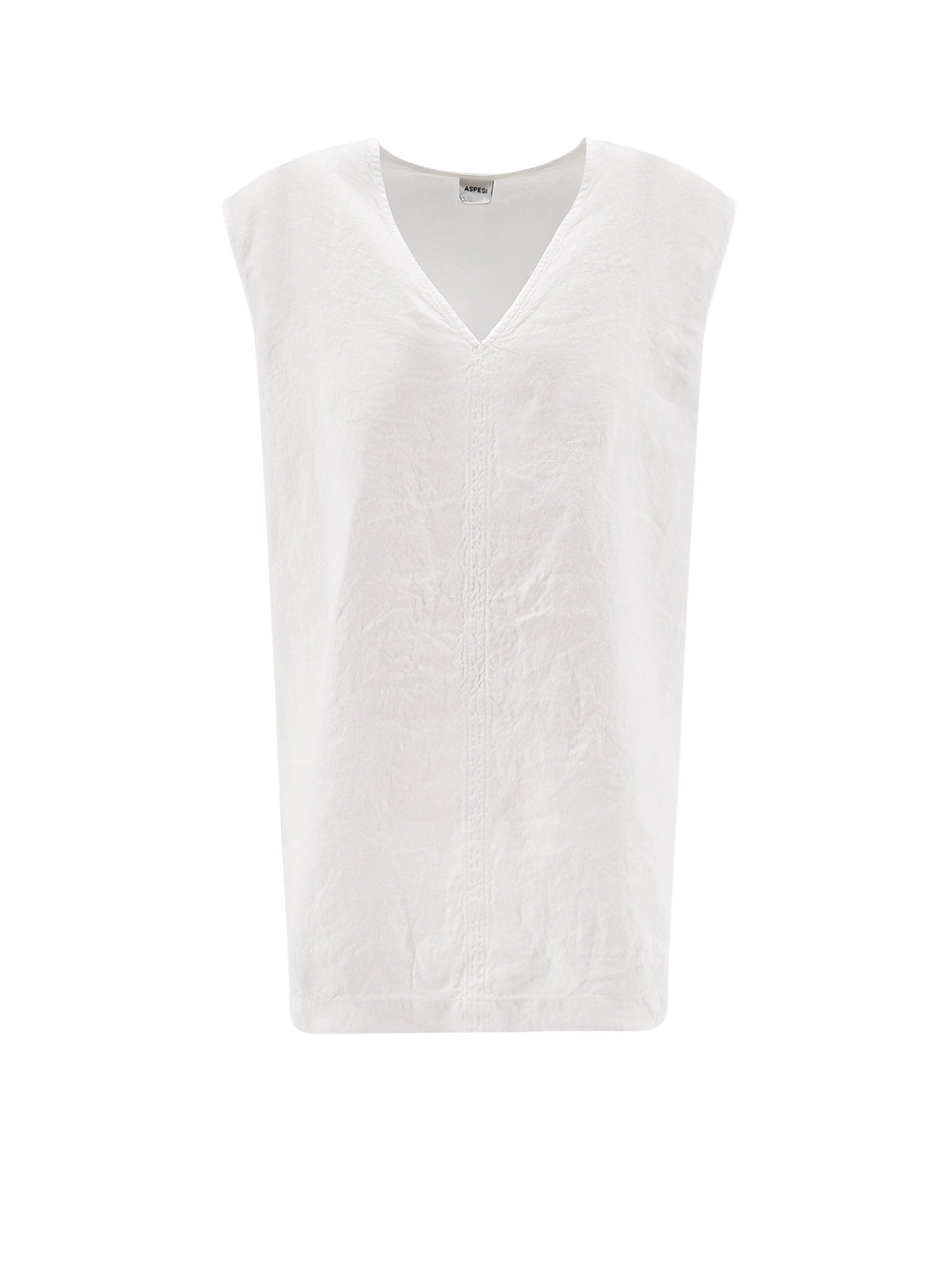 Aspesi T-shirts and Polos White Lino