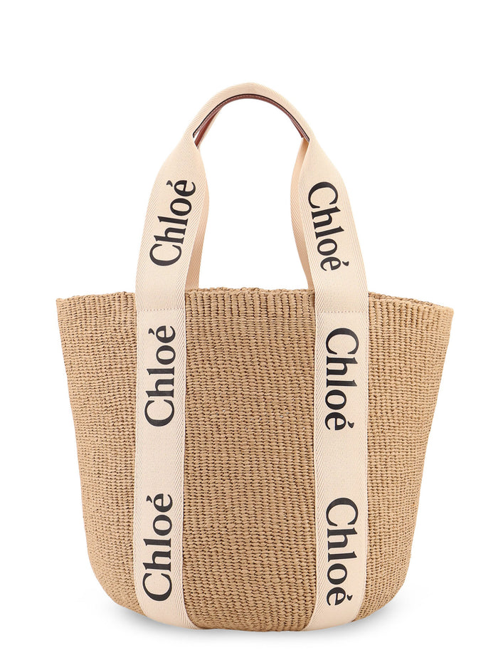 Chloè Bags White Rafia