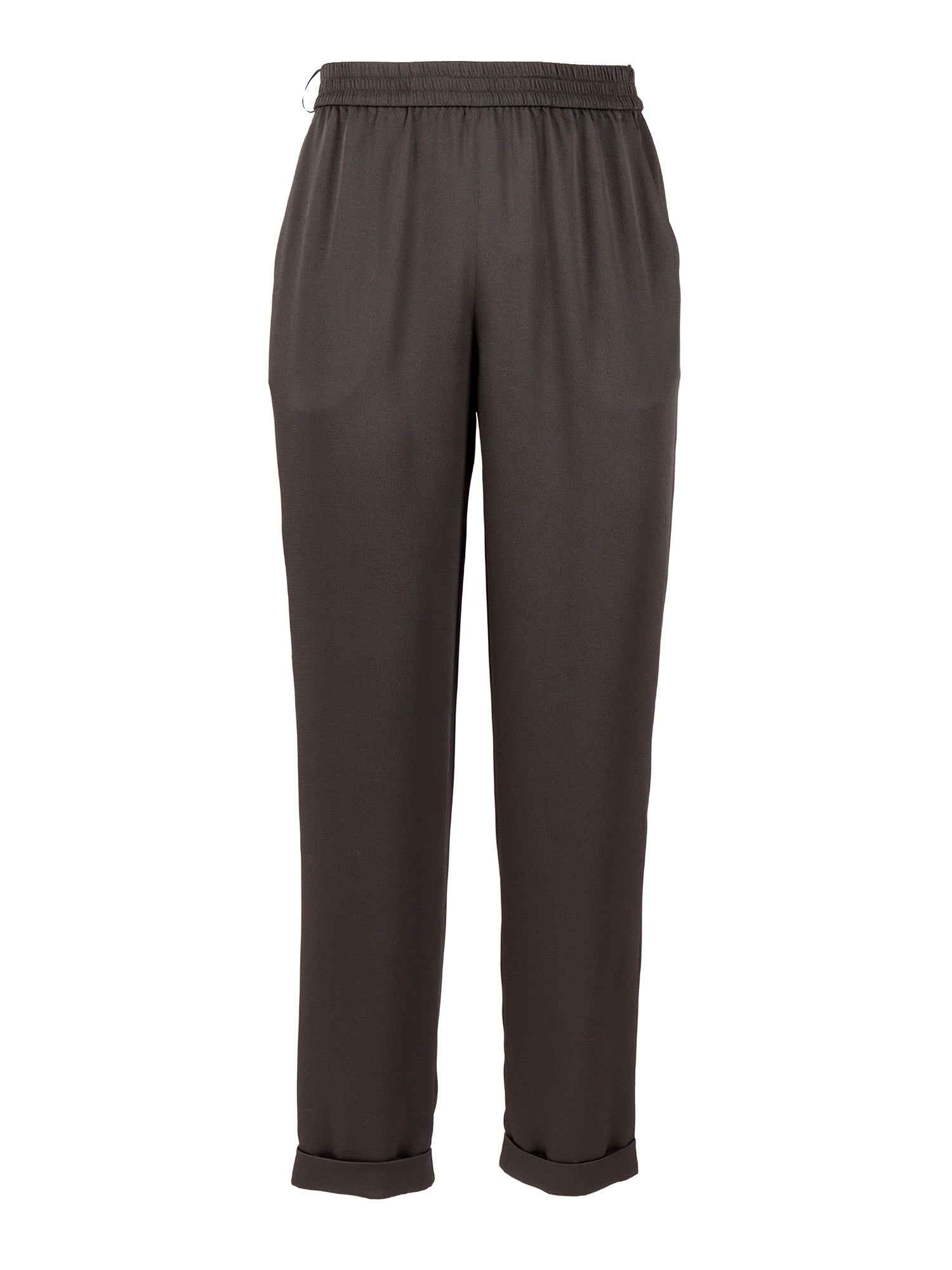 TROUSER Grey Polyester Pant