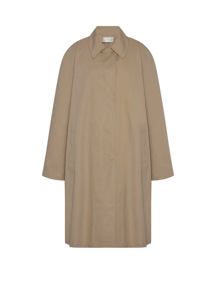 The Row Coats Beige Cotone