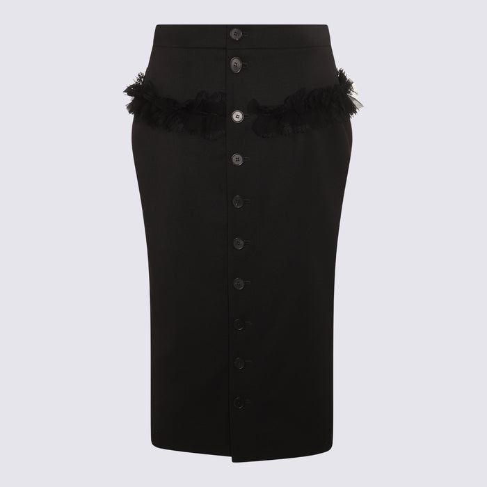Alexander Mcqueen Skirts Black _wv