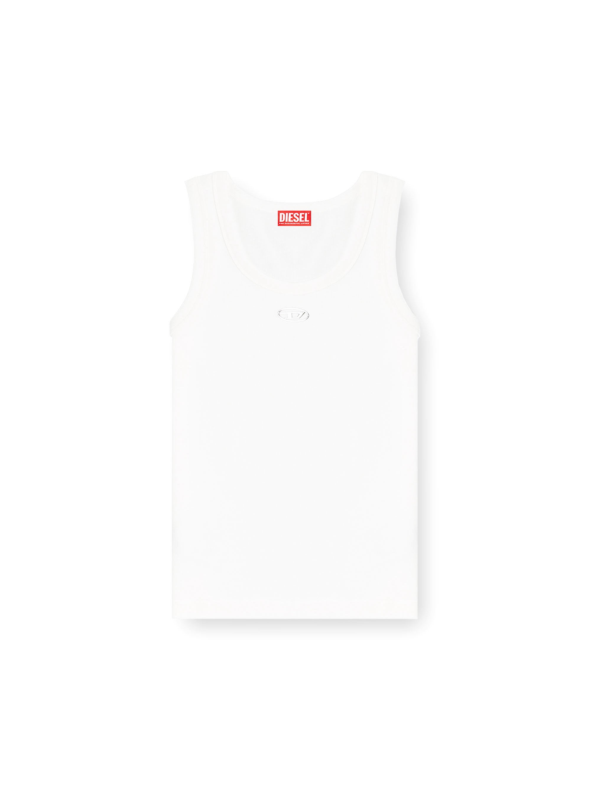 Diesel T-shirts and Polos White Cotone