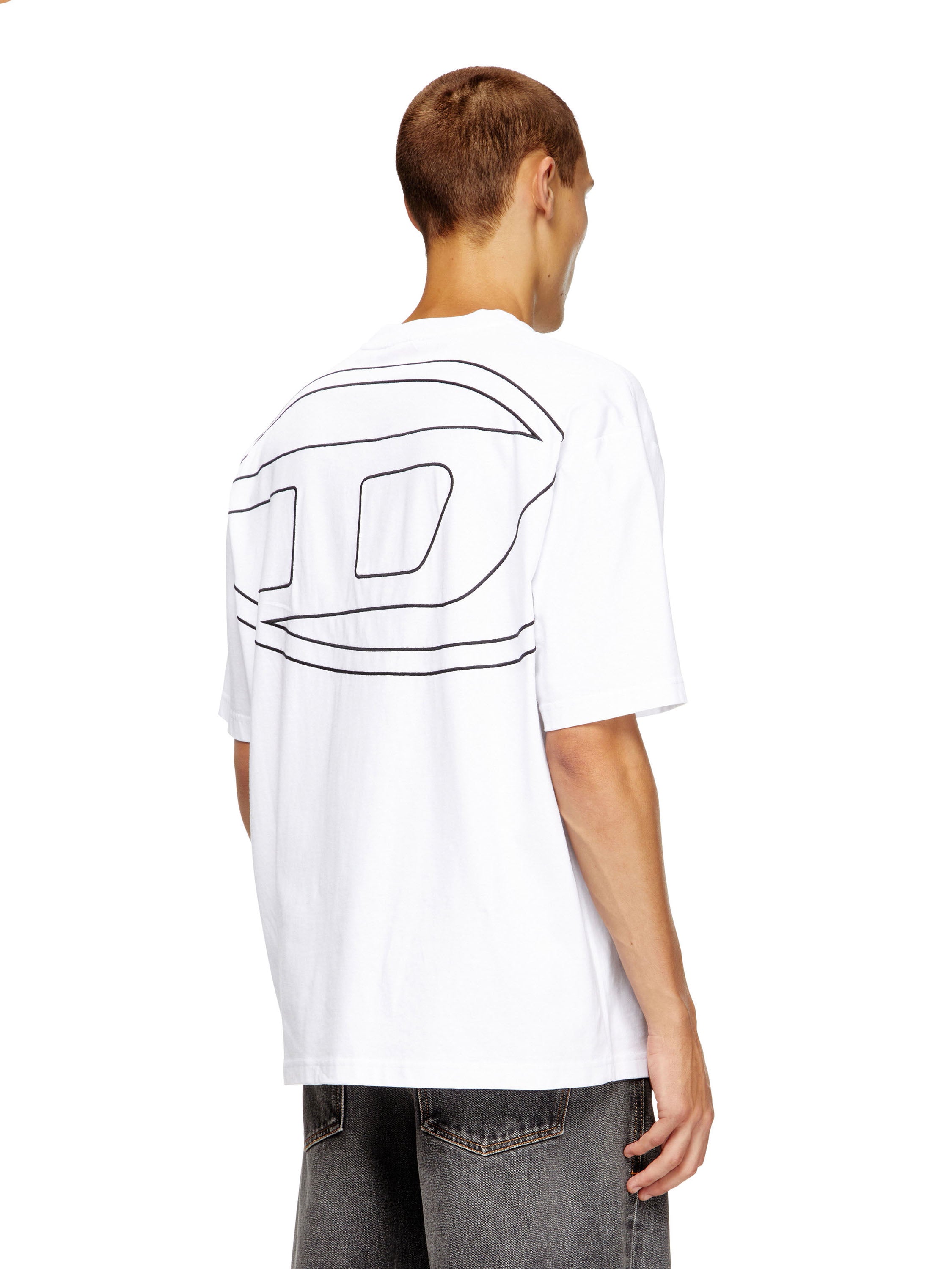 Diesel T-shirts and Polos White Cotone