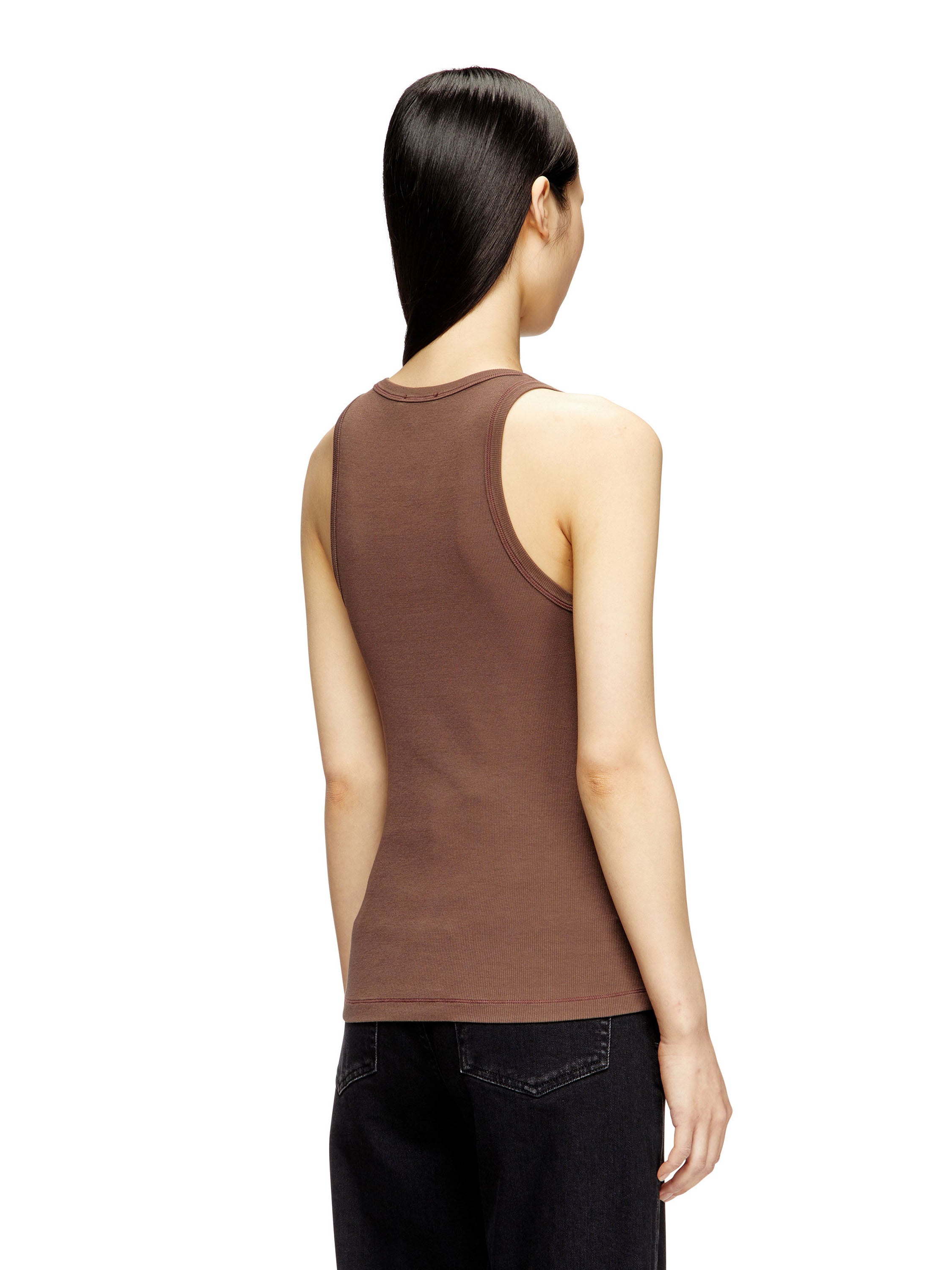 Diesel T-shirts and Polos Brown Cotone