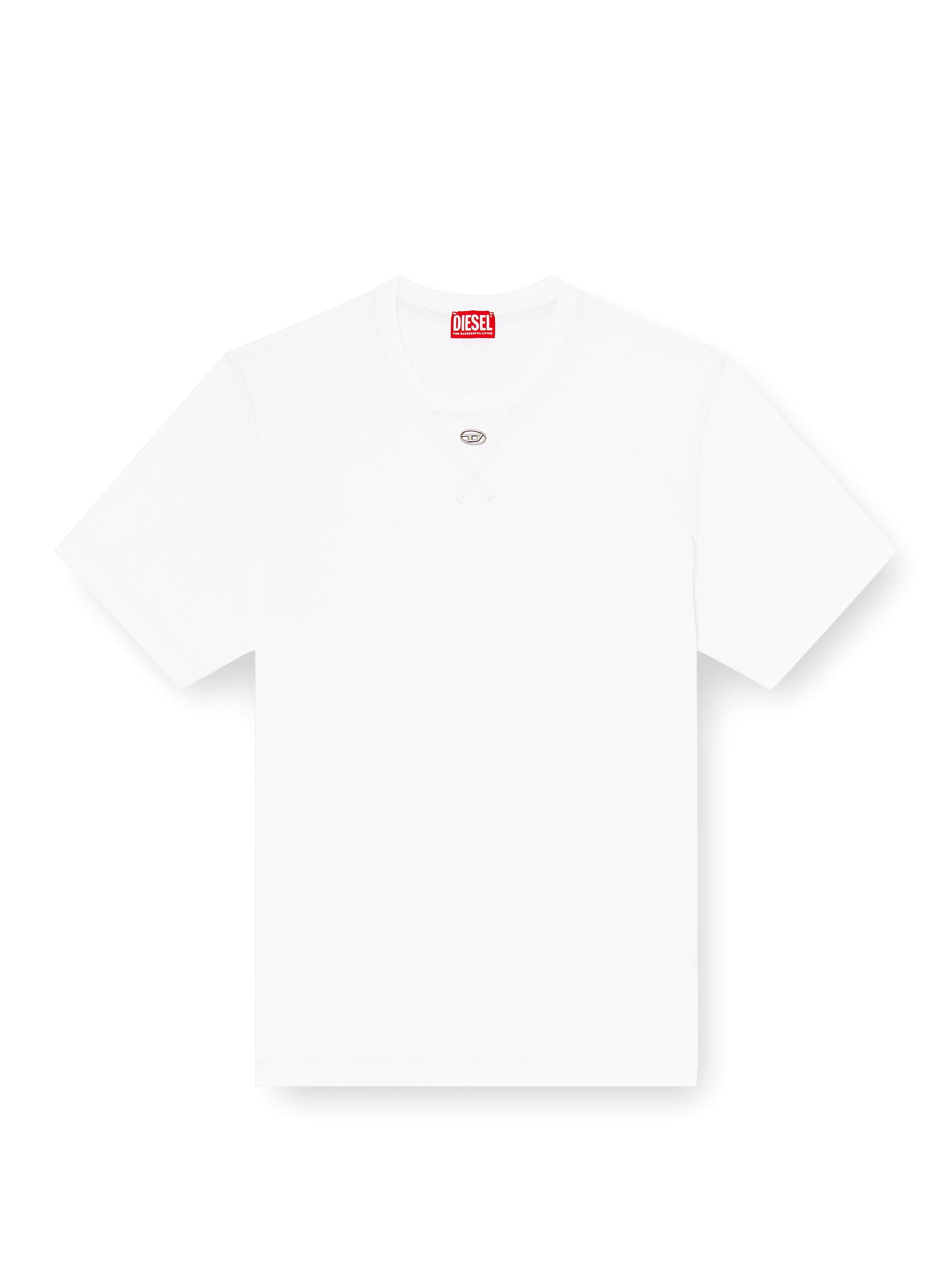 Diesel T-shirts and Polos White Cotone