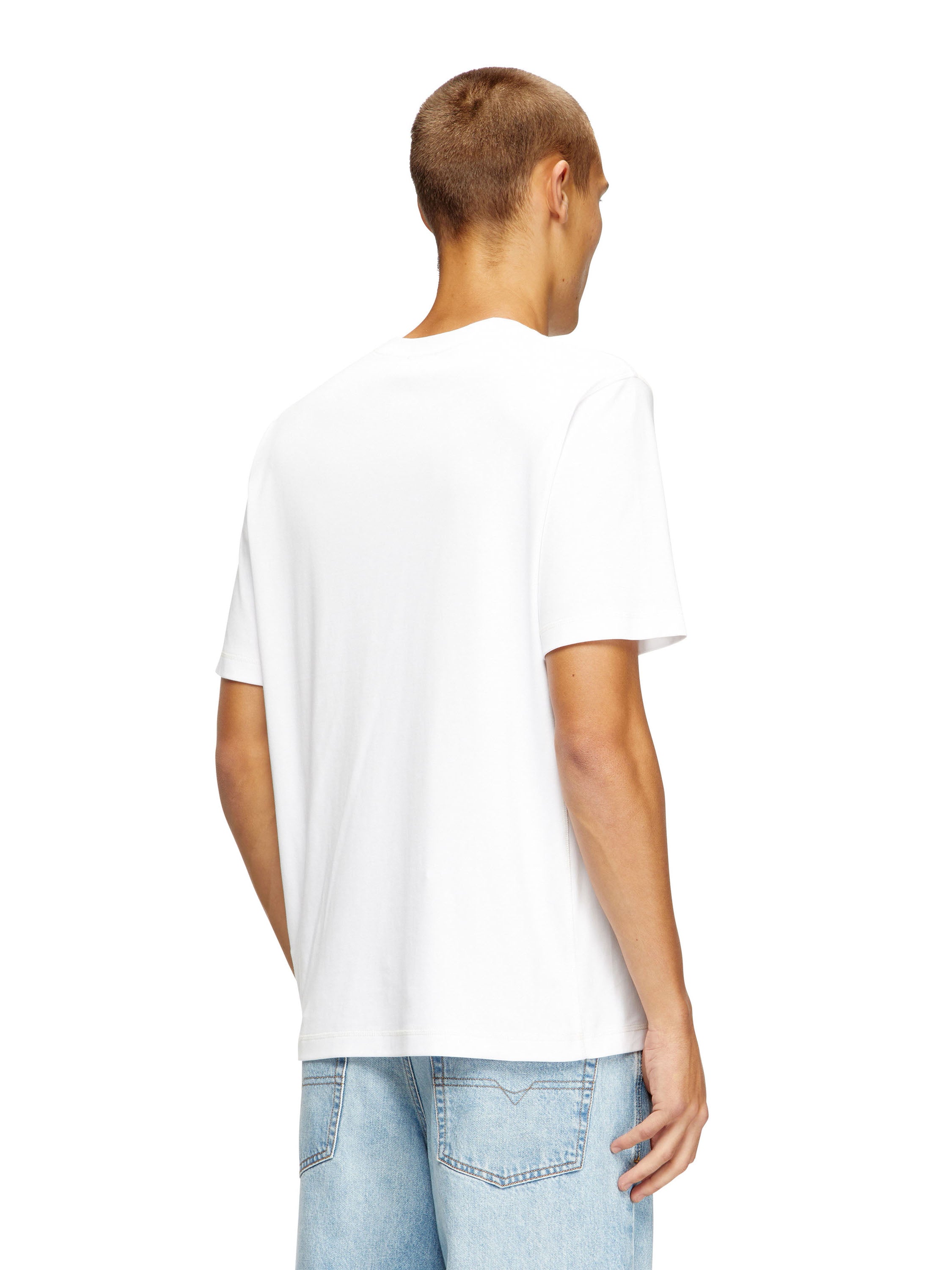 Diesel T-shirts and Polos White Cotone
