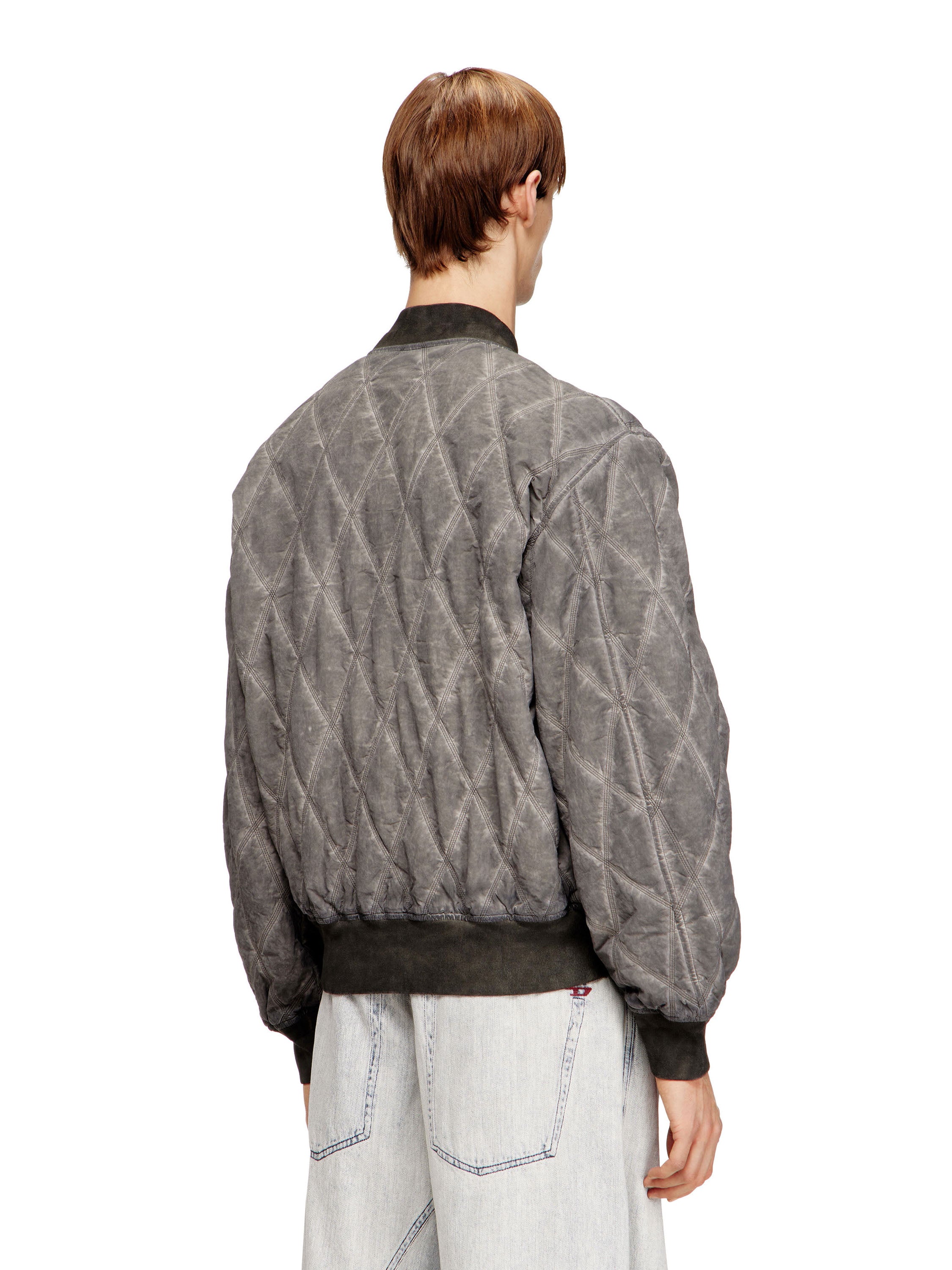Diesel Jackets Grey Poliammide Cotone