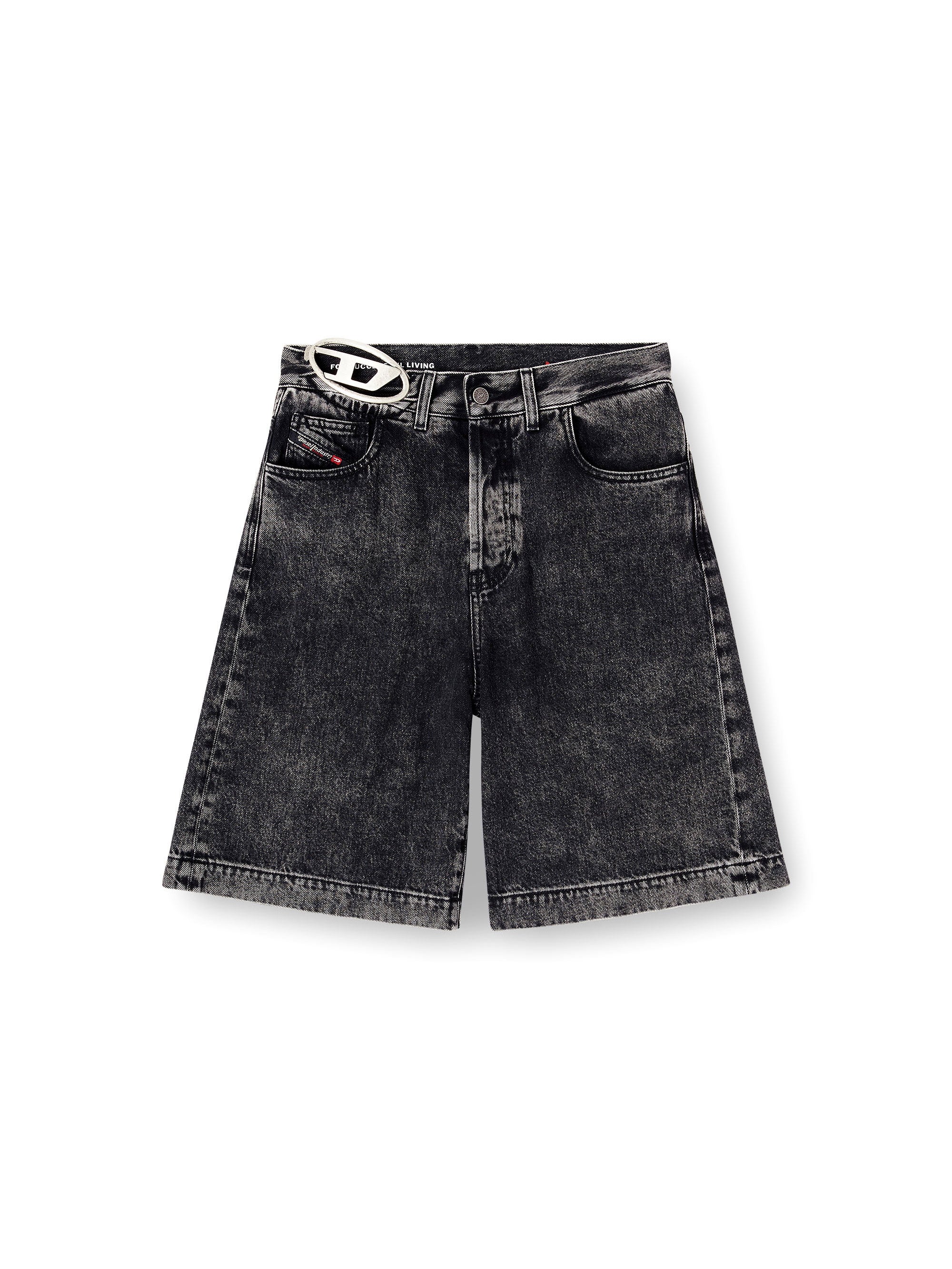 Diesel Shorts Black Cotone