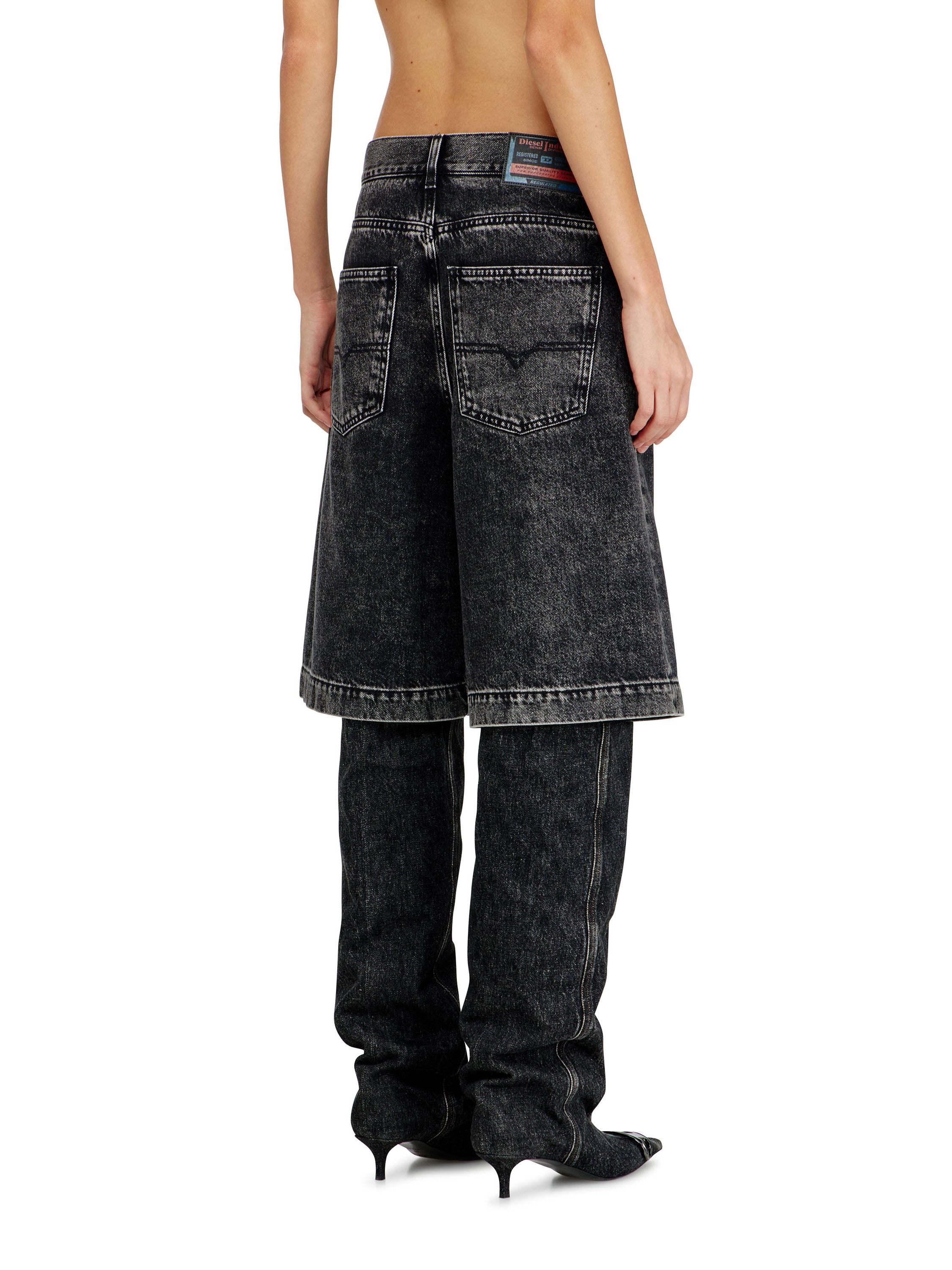 Diesel Shorts Black Cotone