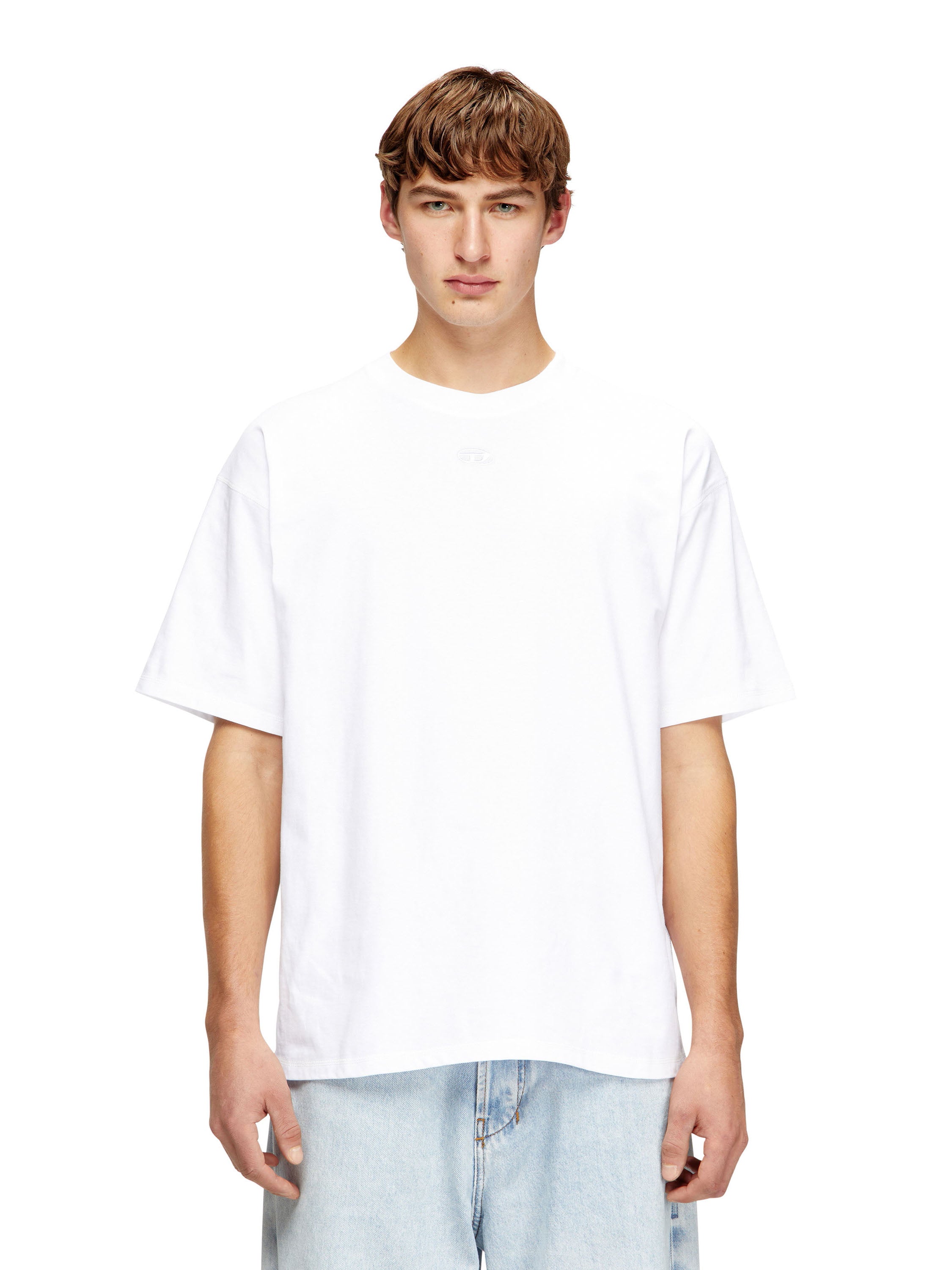 Diesel T-shirts and Polos White Cotone