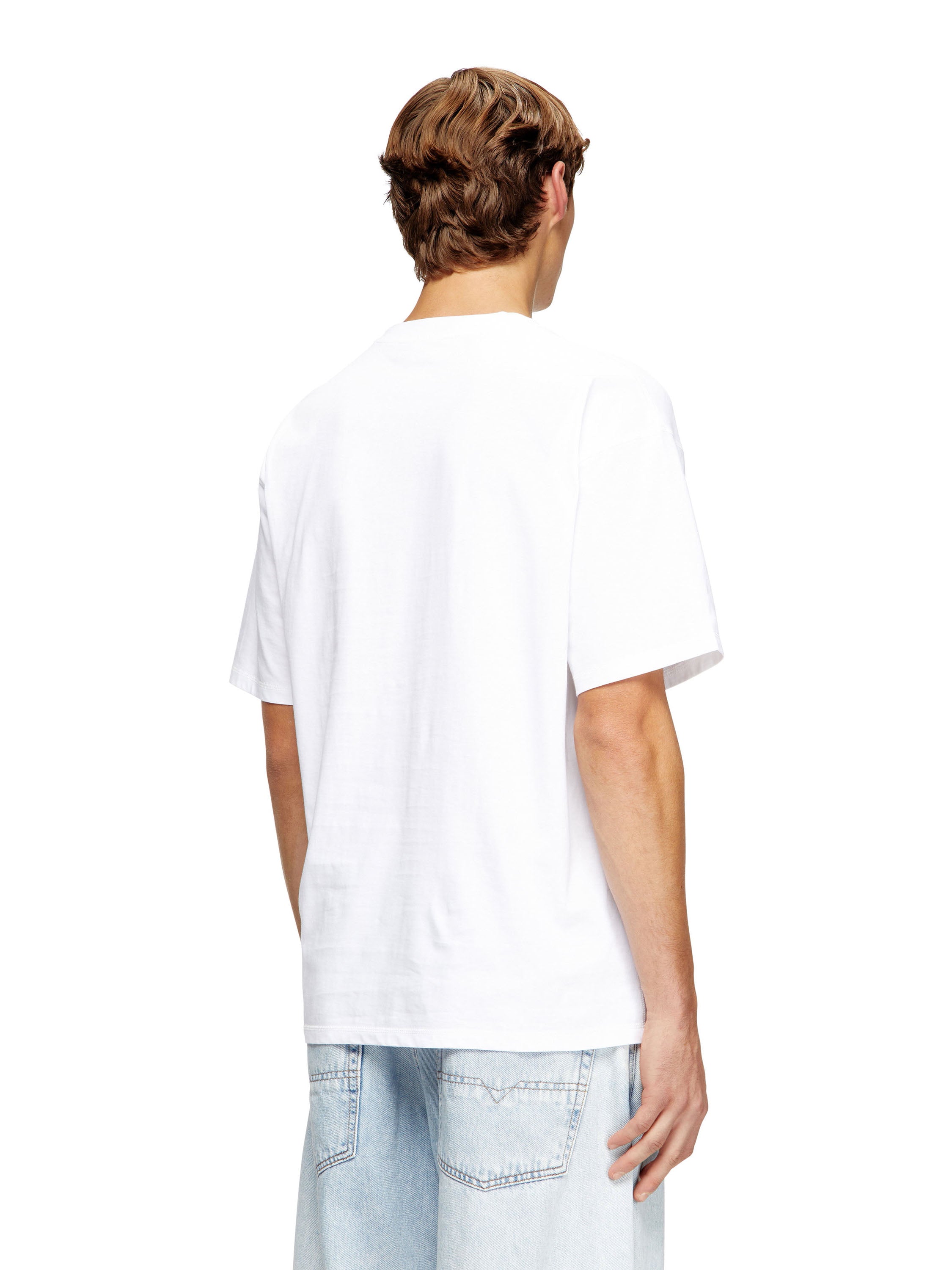Diesel T-shirts and Polos White Cotone