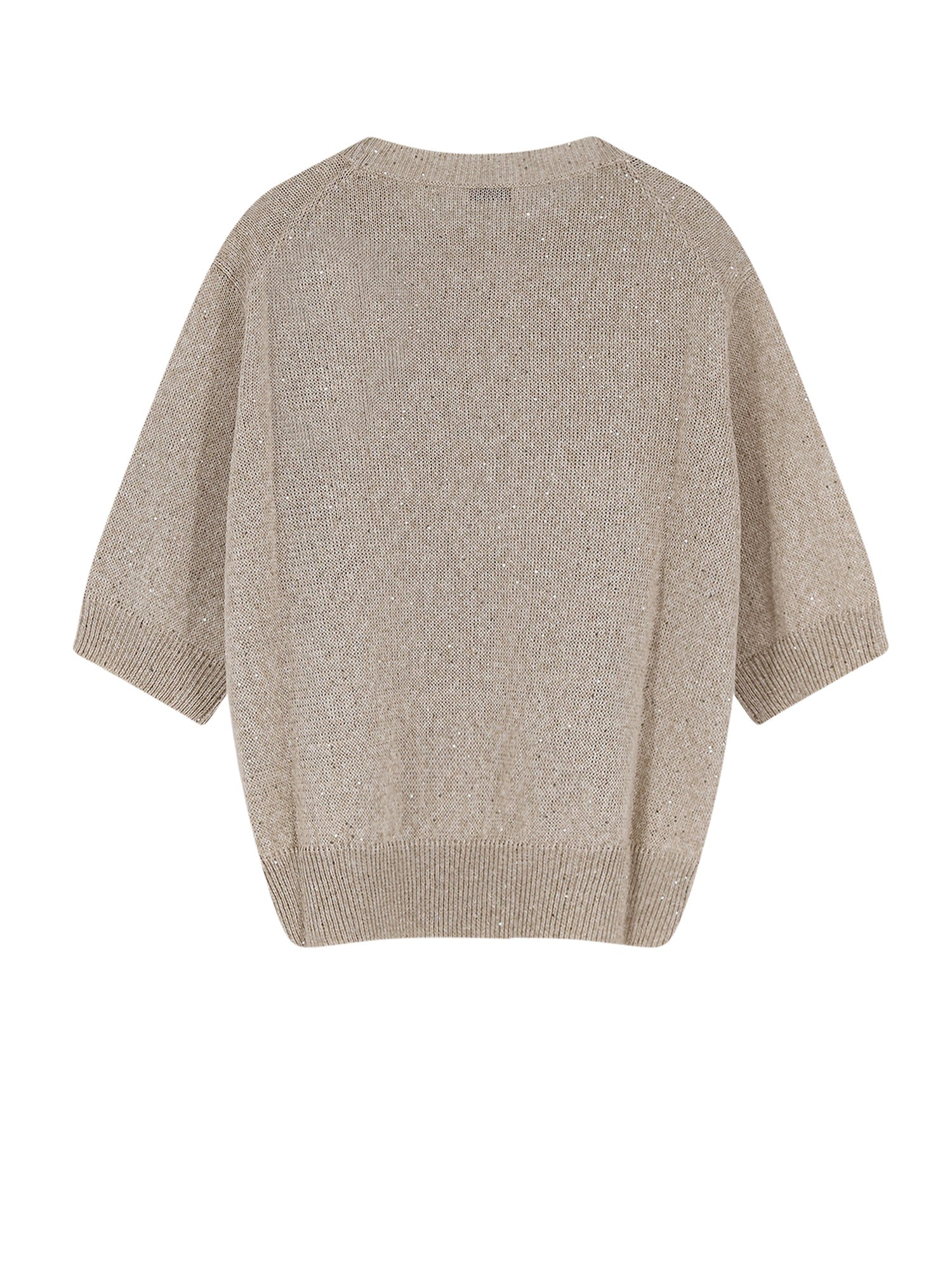 Brunello Cucinelli Sweaters Beige Lino Cotone