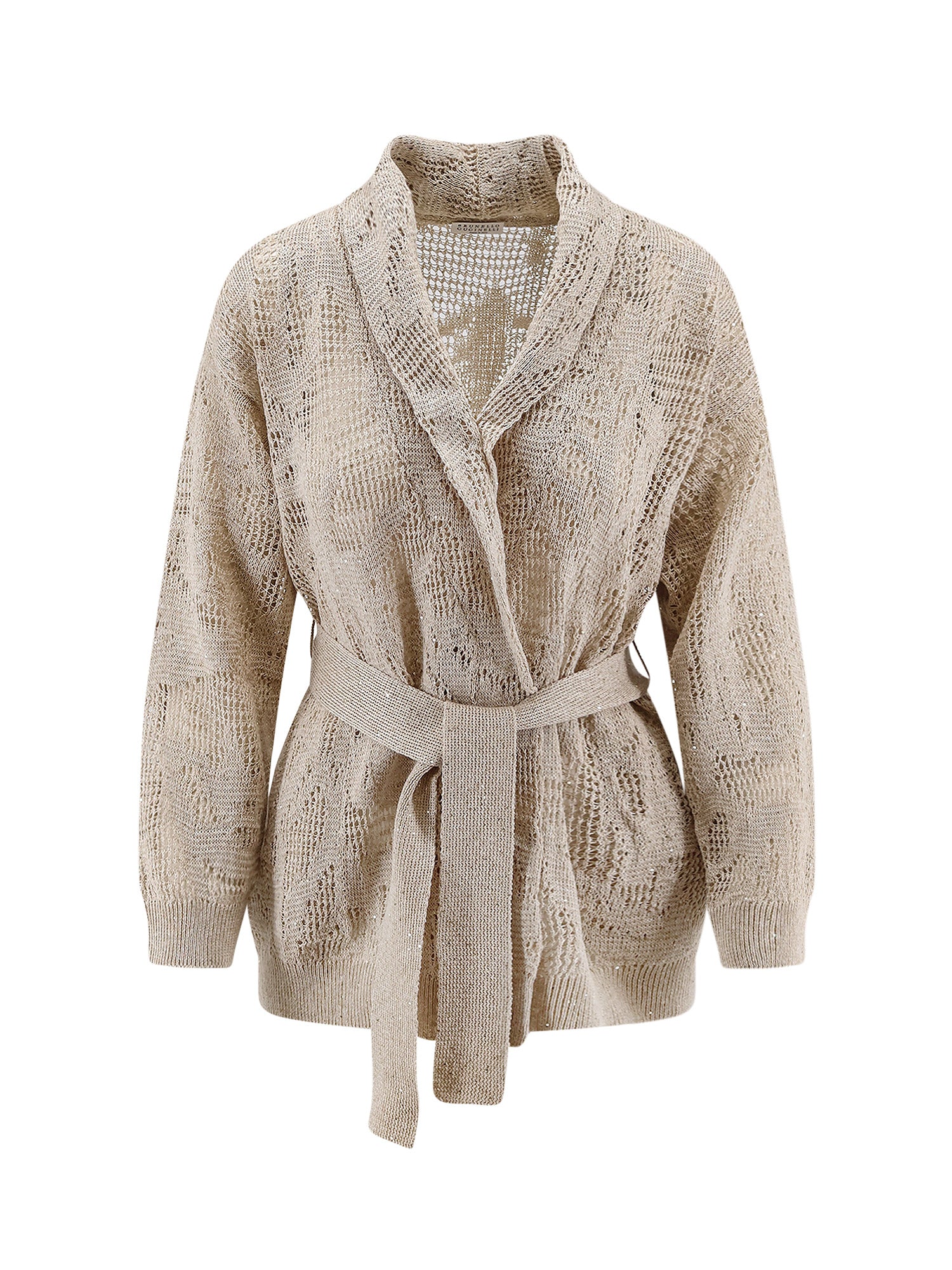 Brunello Cucinelli Sweaters Beige Lino Cotone