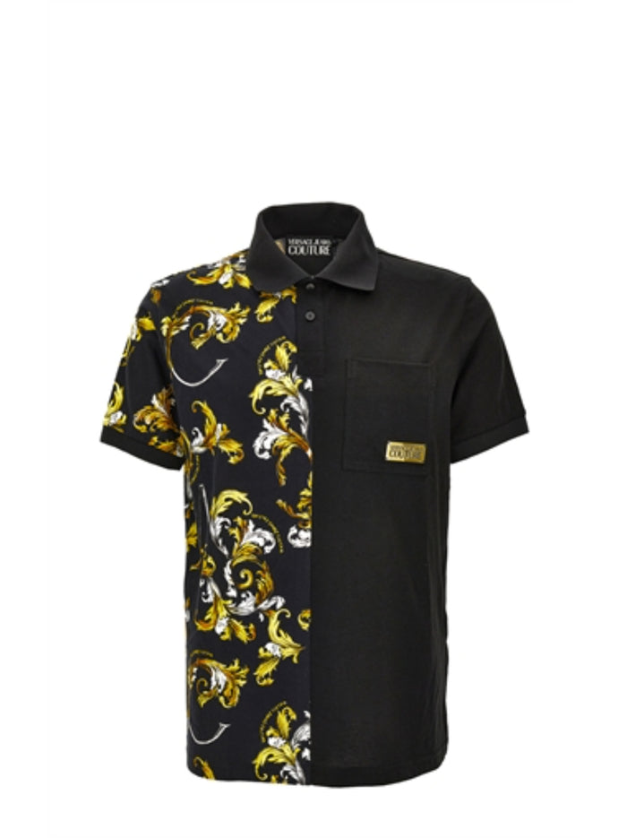 VERSACE JEANS COUTURE T-shirts and Polos Black