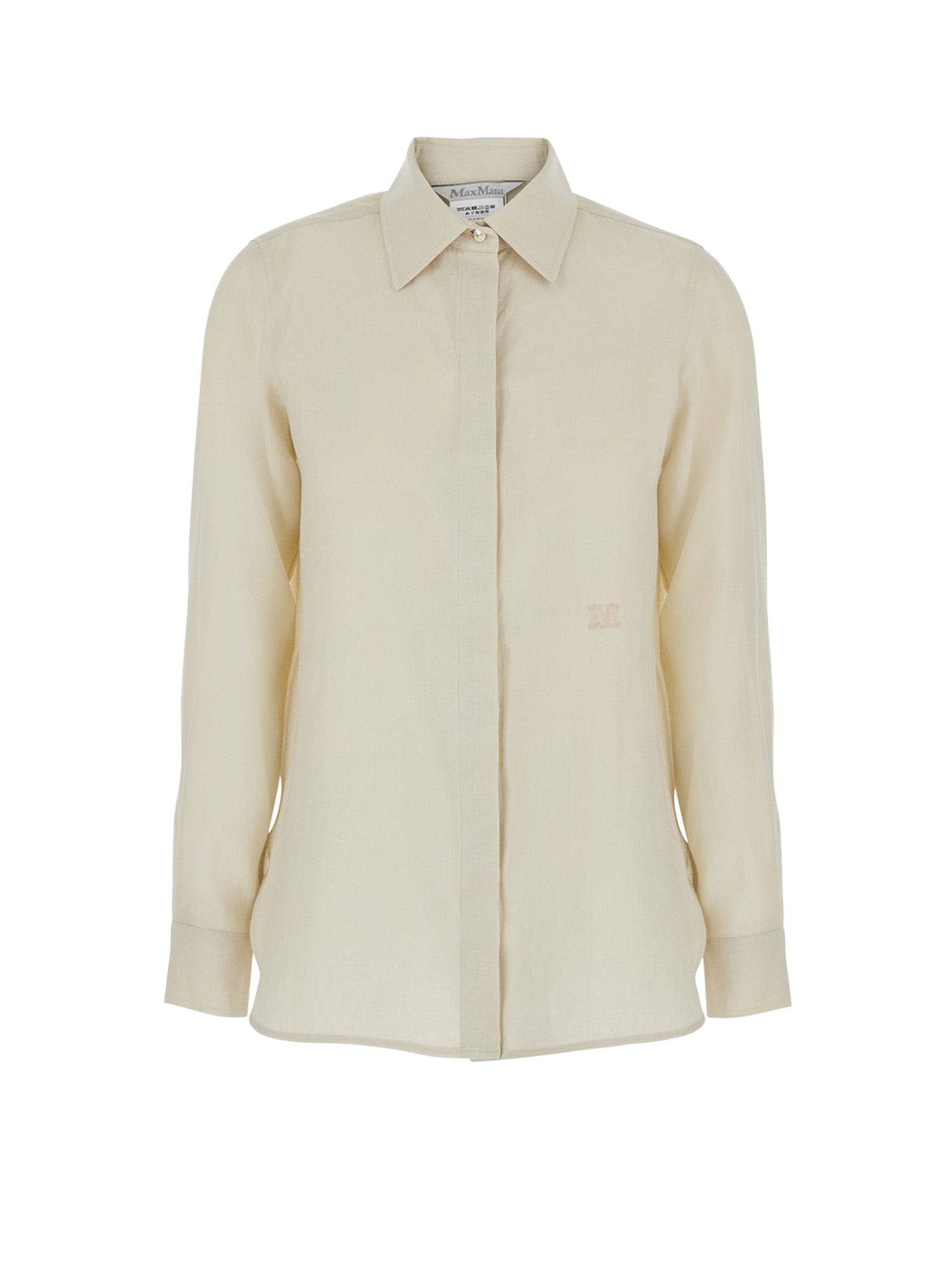 Max Mara Shirts Beige Lino