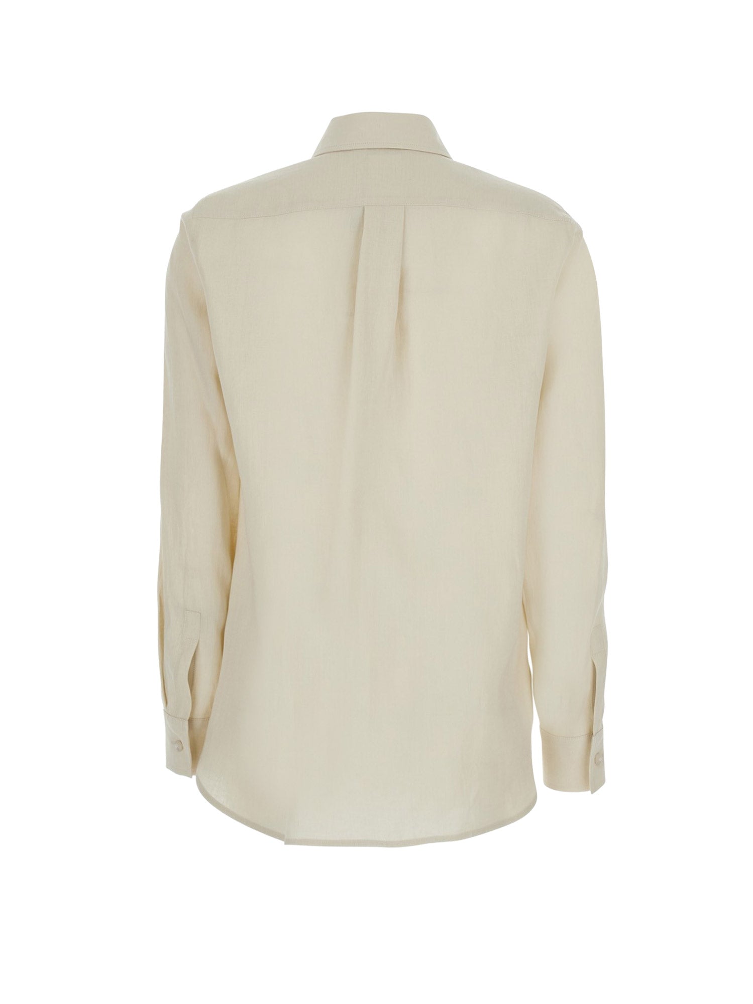 Max Mara Shirts Beige Lino