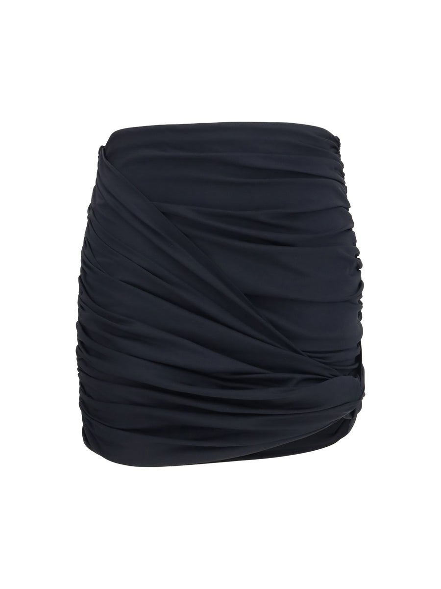 Magda Butrym 72% Polyamide; 28% Elastane mini skirt in black