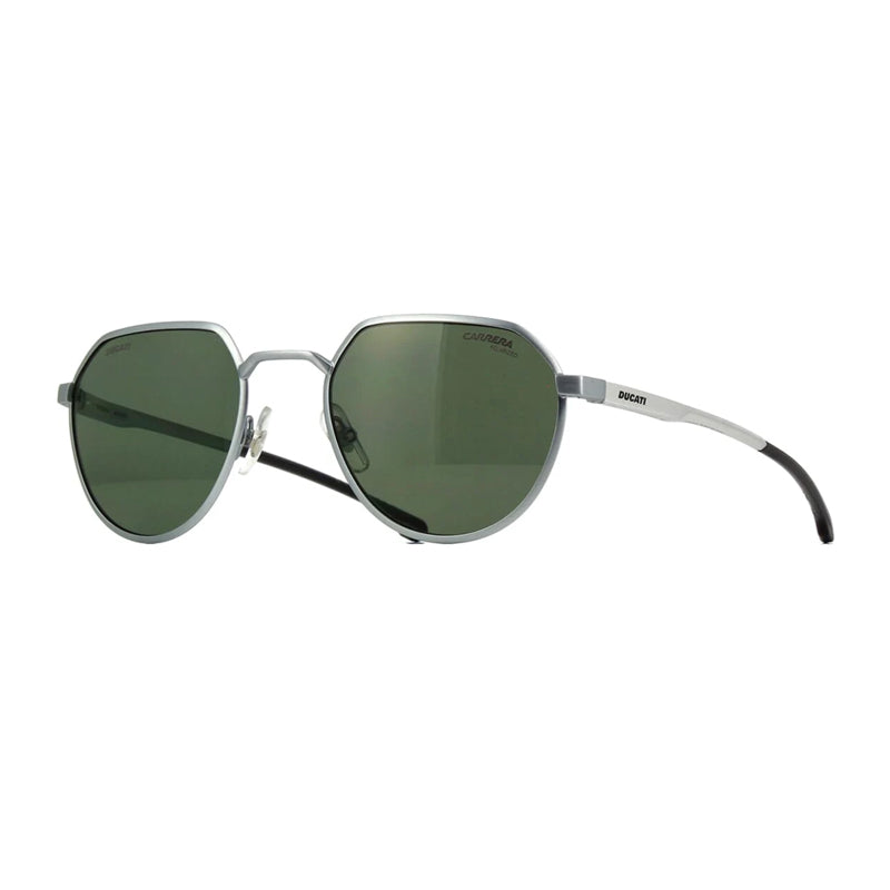 Carrera Sunglasses Geometric Full Rim, Matte Palladium Frame And Grey Polarized Lens Carduc036-S0ctluc