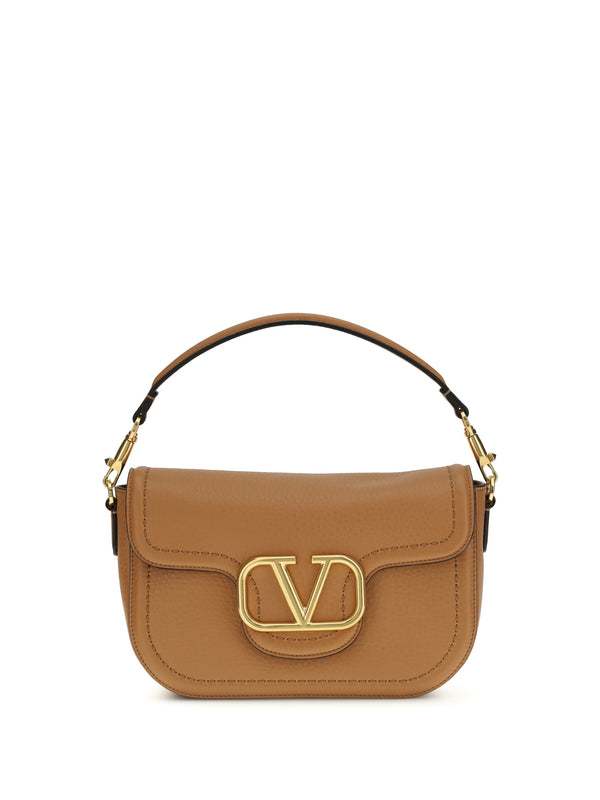 Vlogo Shoulder Bag Almond Beige/multicolor Calf Leather Bos Taurus