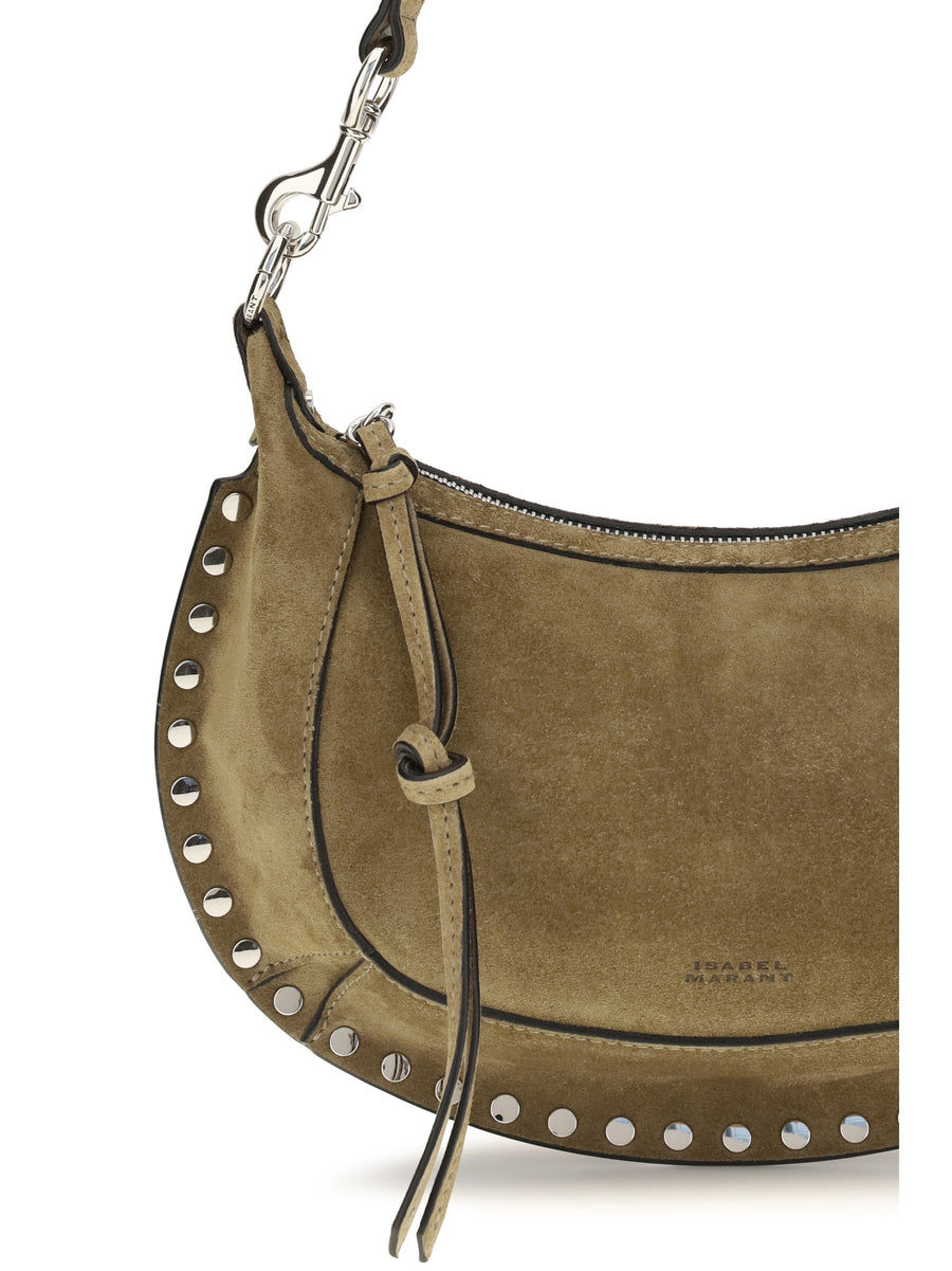 Shoulder Bag Oskan Moon Taupe Calf Leather