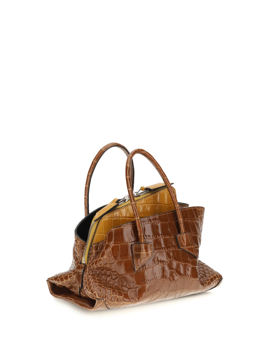 Mini Handbag La Passeggiata Leather Brown Calf Handbags
