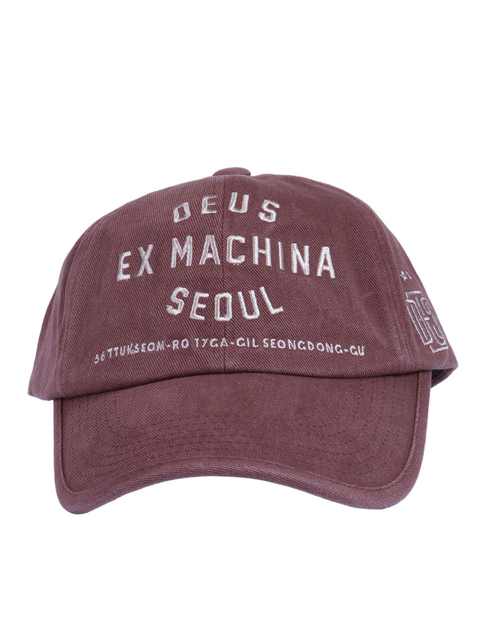Emblem College Address Cap Brown Hat