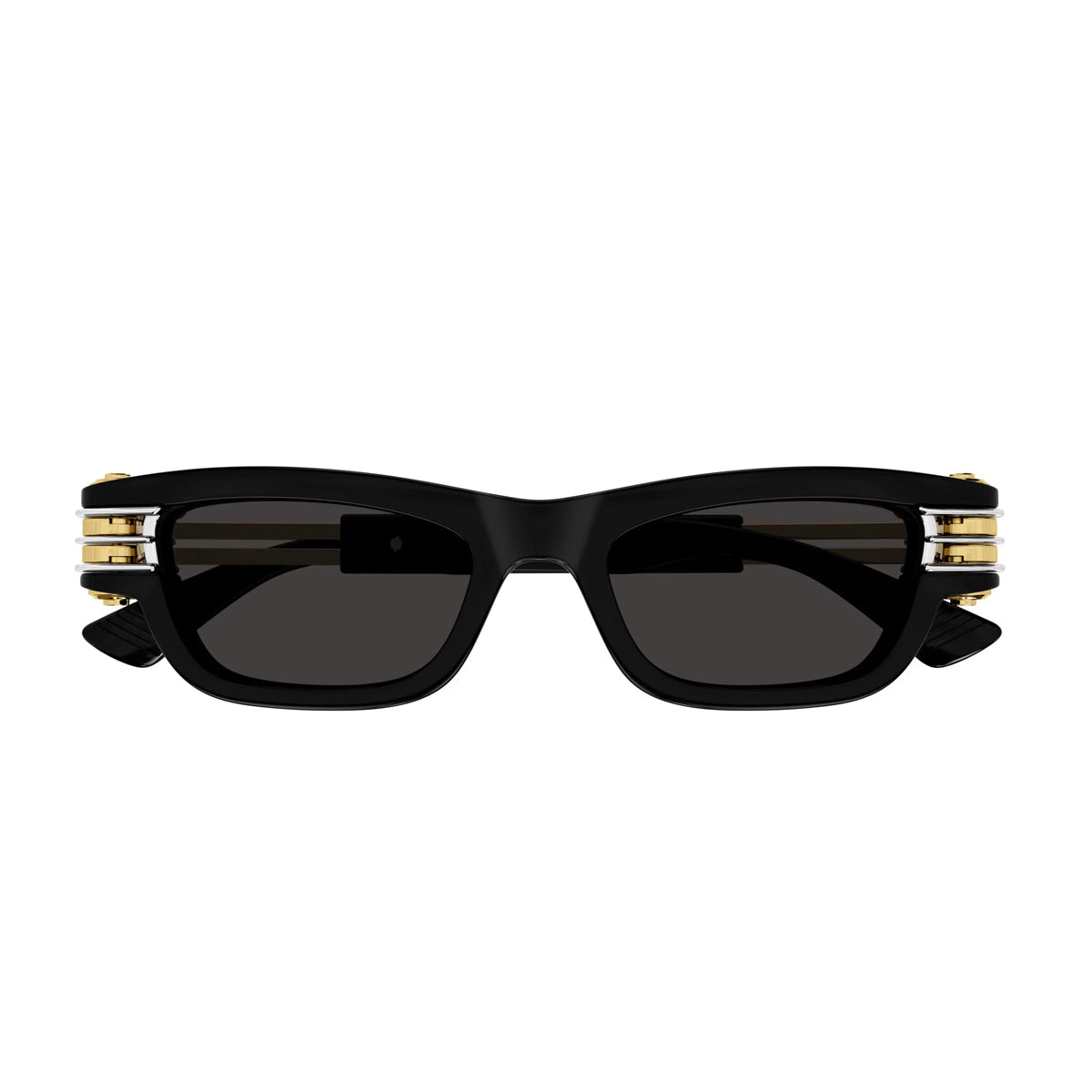 BV1308S LINE UNAPOLOGETIC 001 Black Gold Nero Injected Acetate Occhiali Da Sole