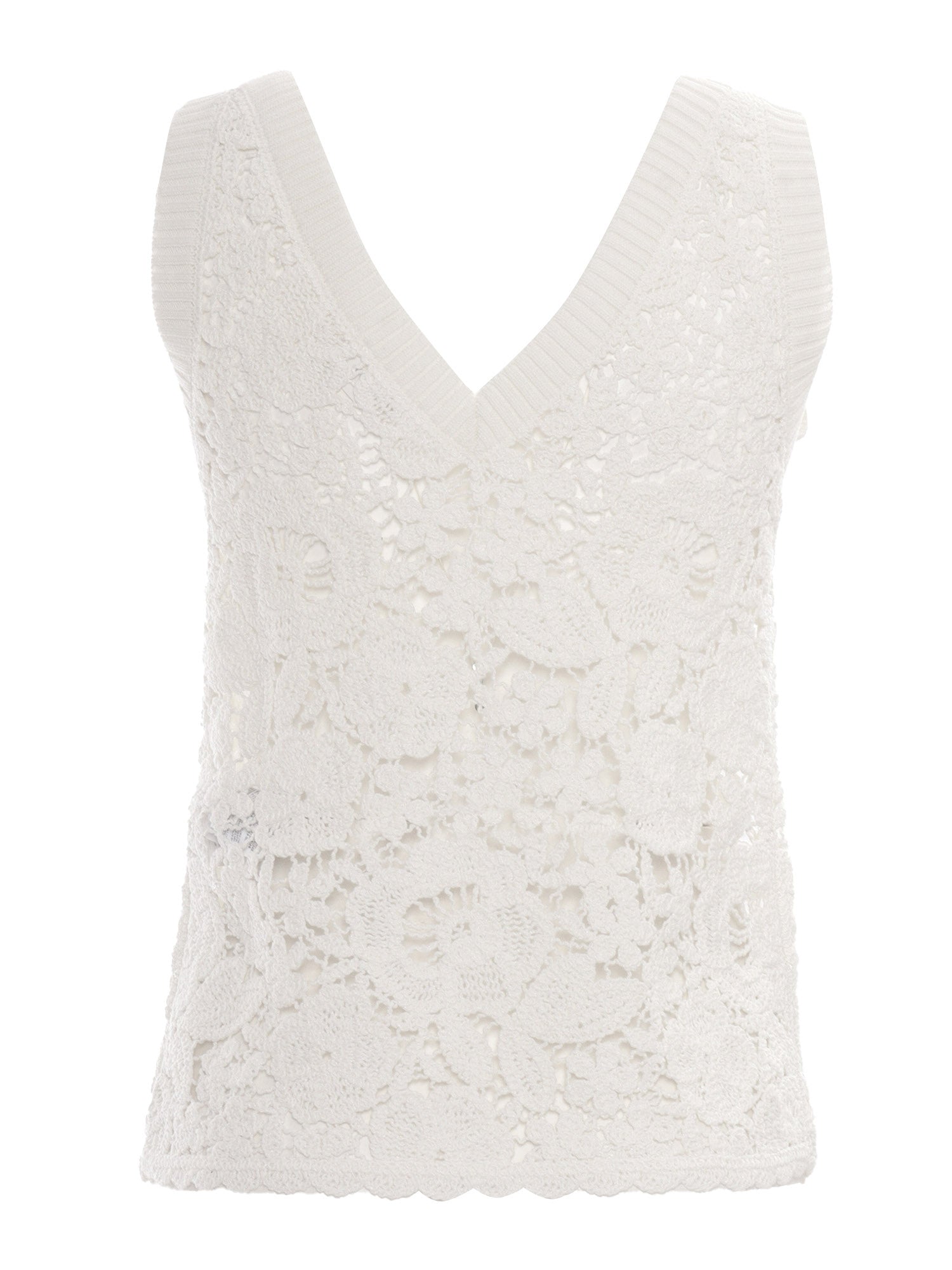 SWEATER White Cotton Top