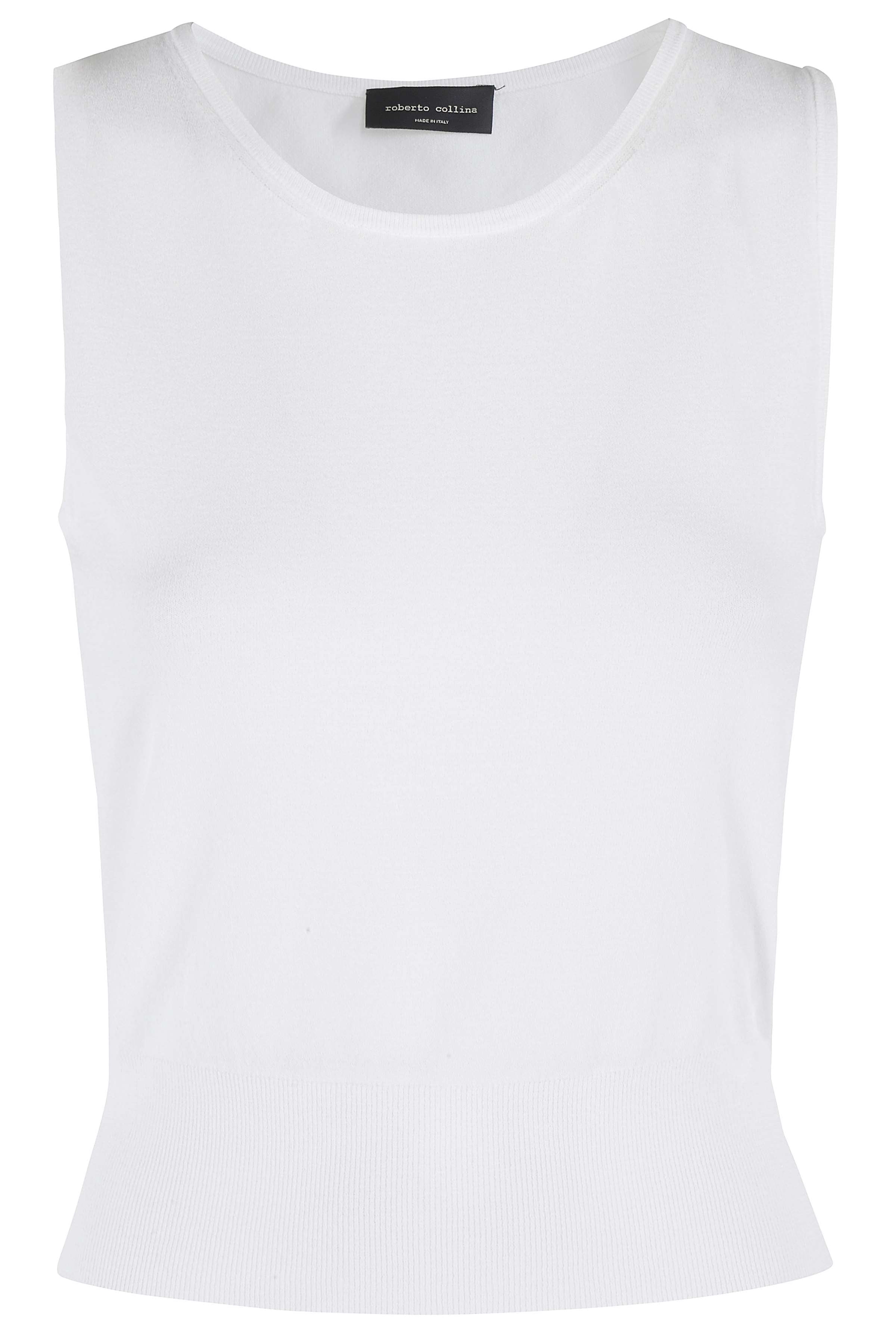 Canotta Spalla Larga White Vi Pl Top