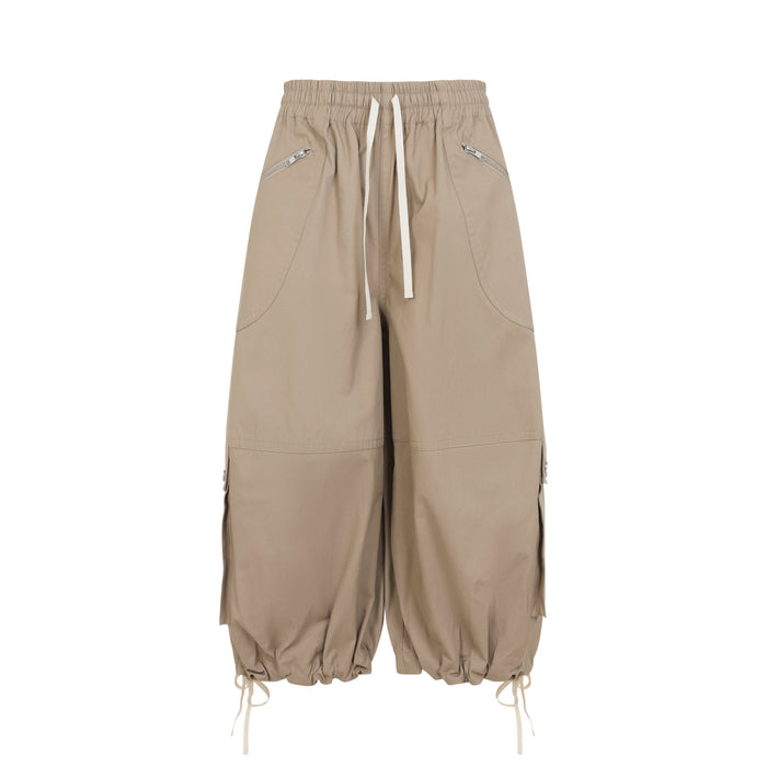 Braies Pants Brown Cotton Nylon