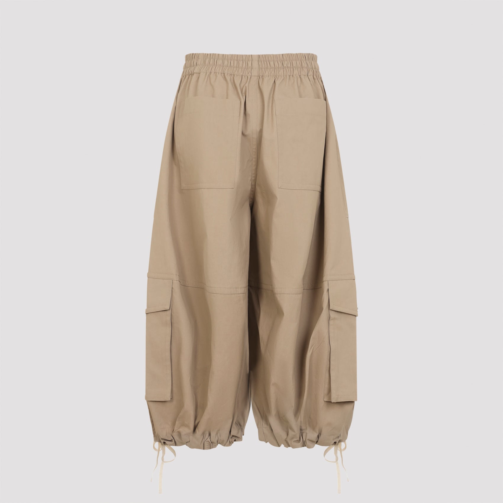 Braies Pants Brown Cotton Nylon