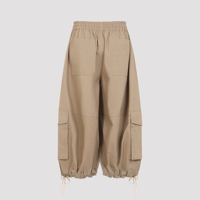Braies Pants Brown Cotton Nylon