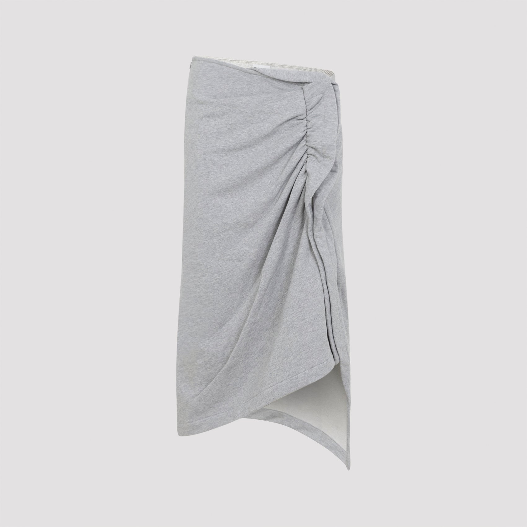 Hanam Midi Skirt Grey Cotton