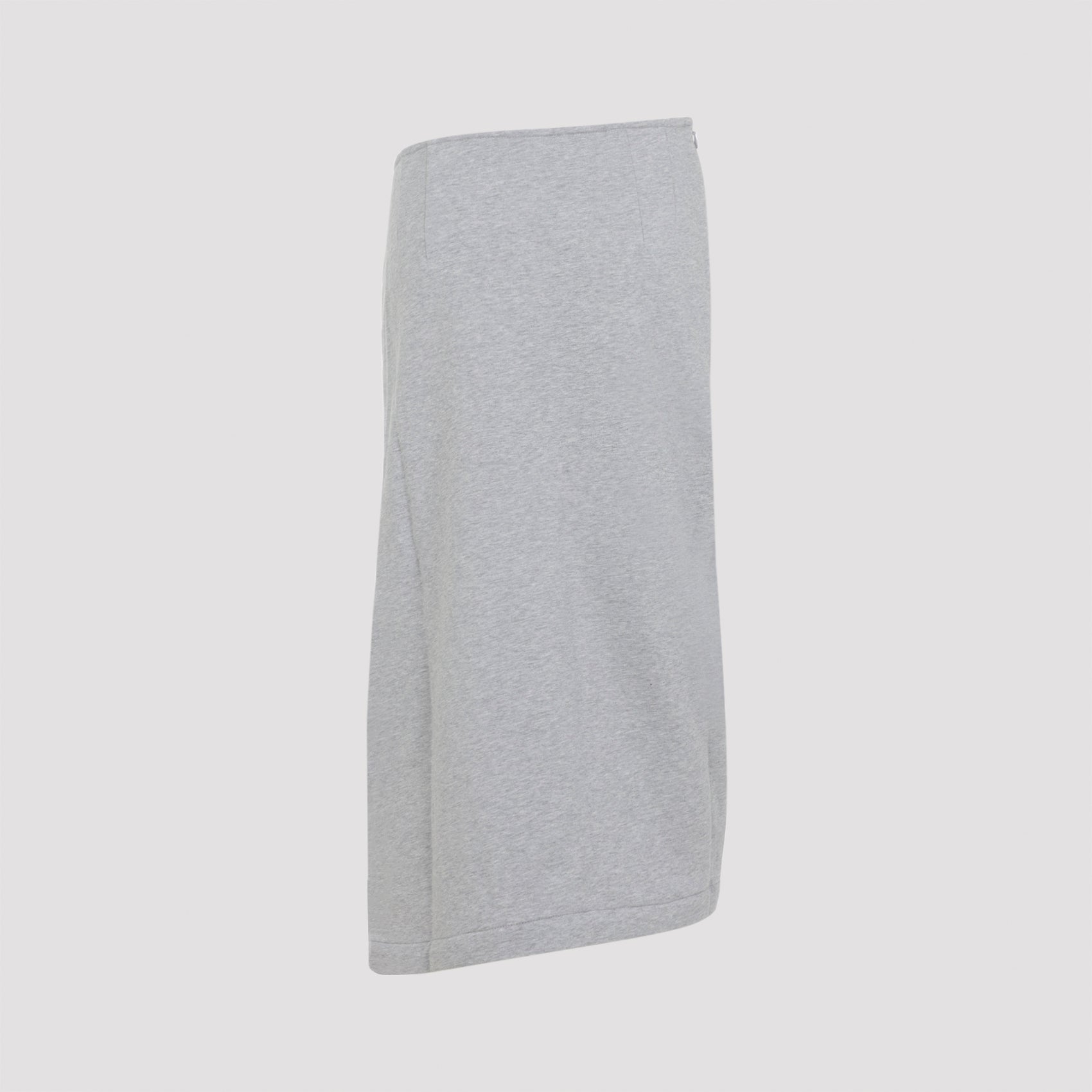 Hanam Midi Skirt Grey Cotton
