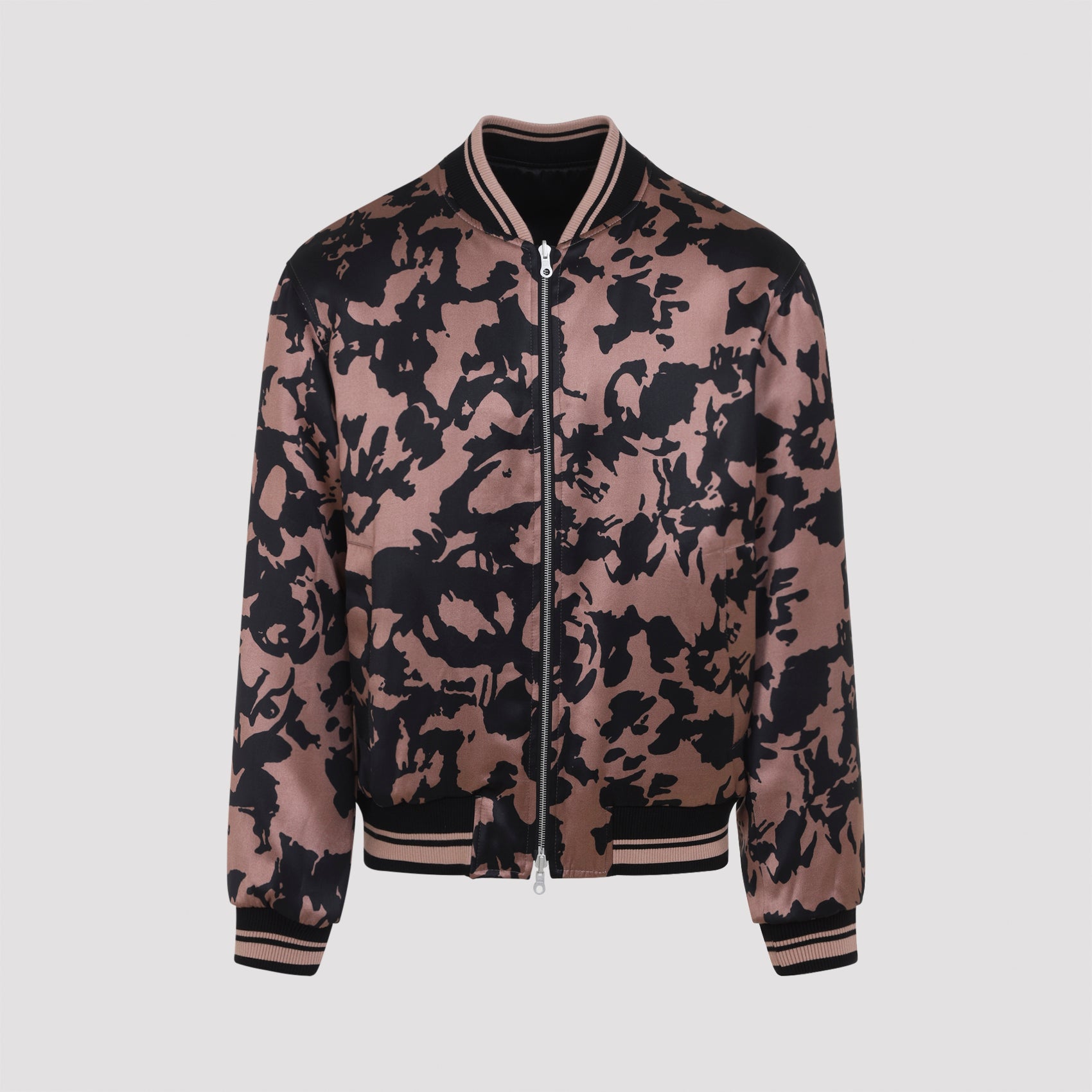 Volker Bomber Jacket Nude & Neutrals Viscose Cotton