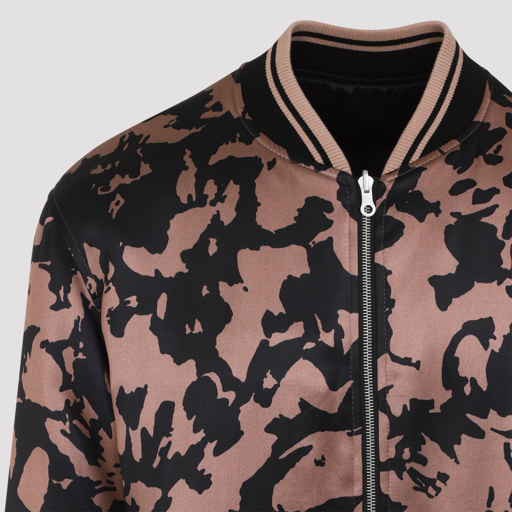 Volker Bomber Jacket Nude & Neutrals Viscose Cotton