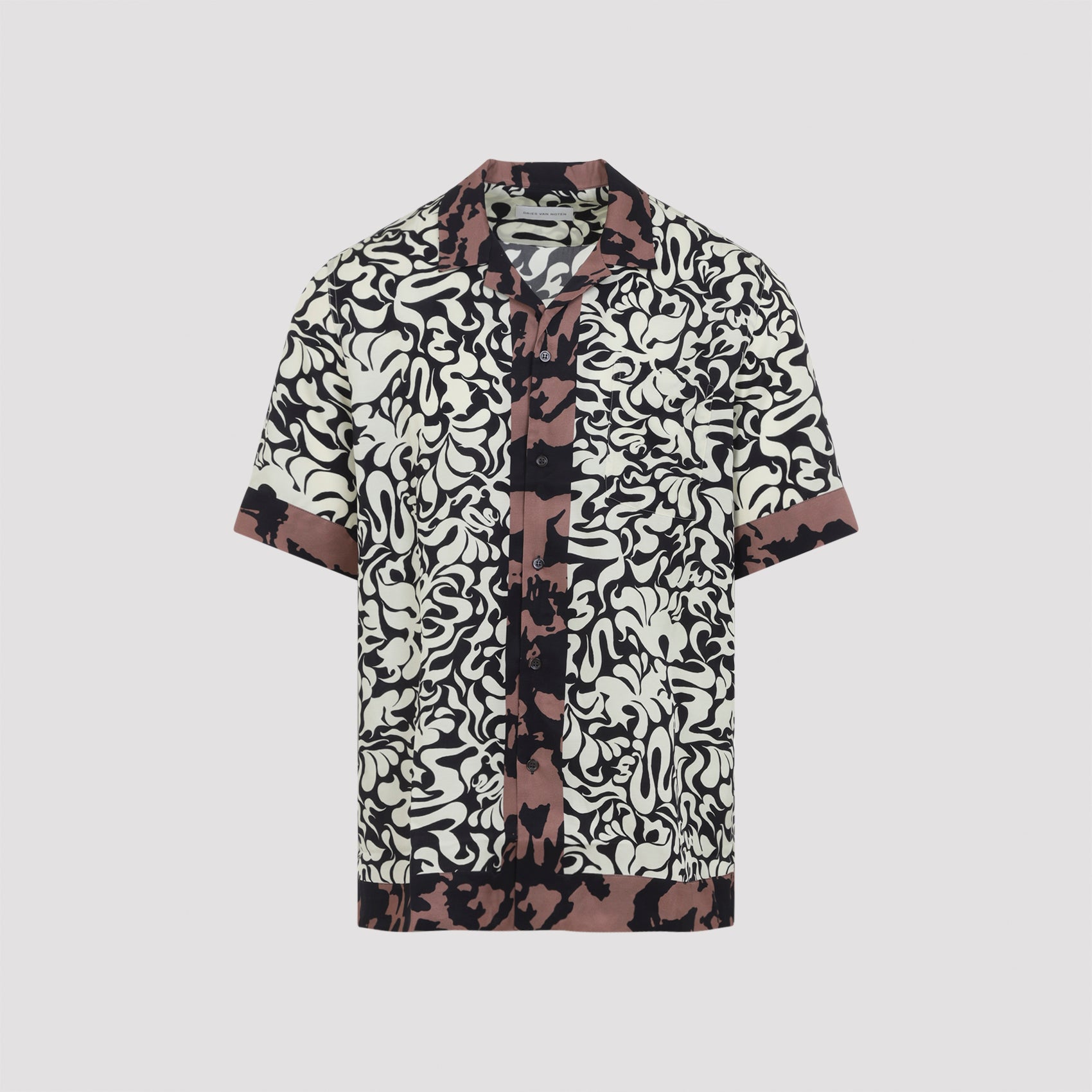 Carltone Shirt Black Viscose