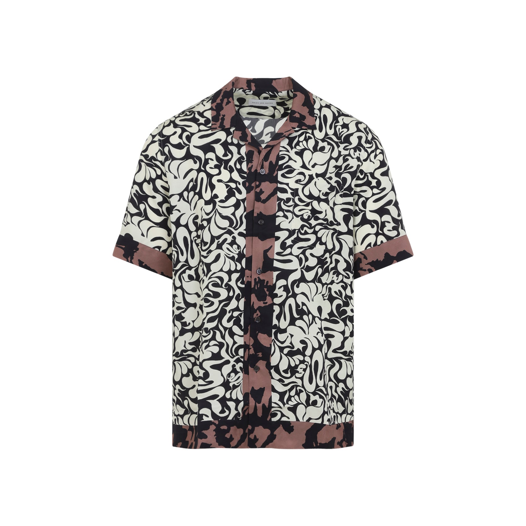 Carltone Shirt Black Viscose