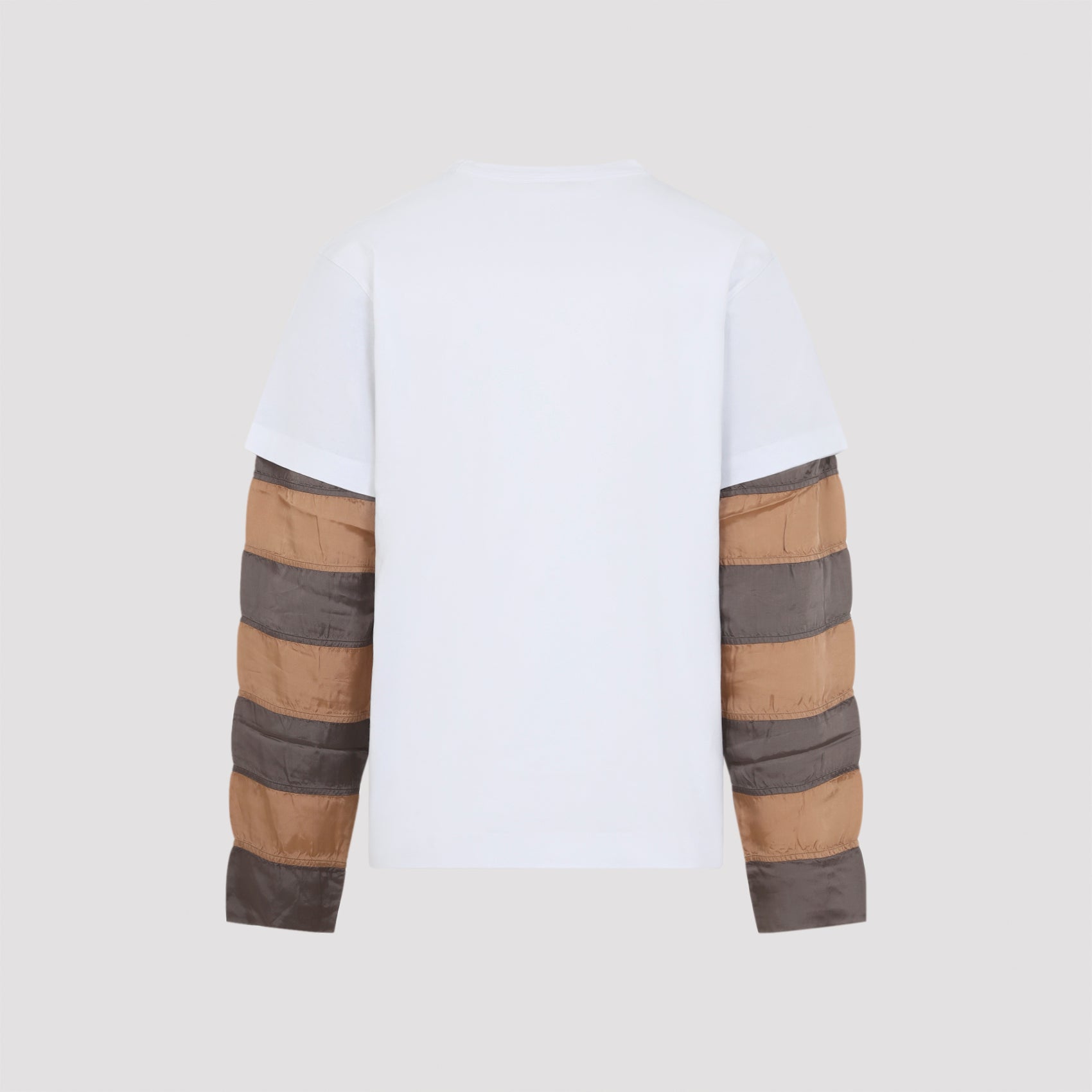 Heedar Ls T-shirt White Cotton Viscose Tshirt