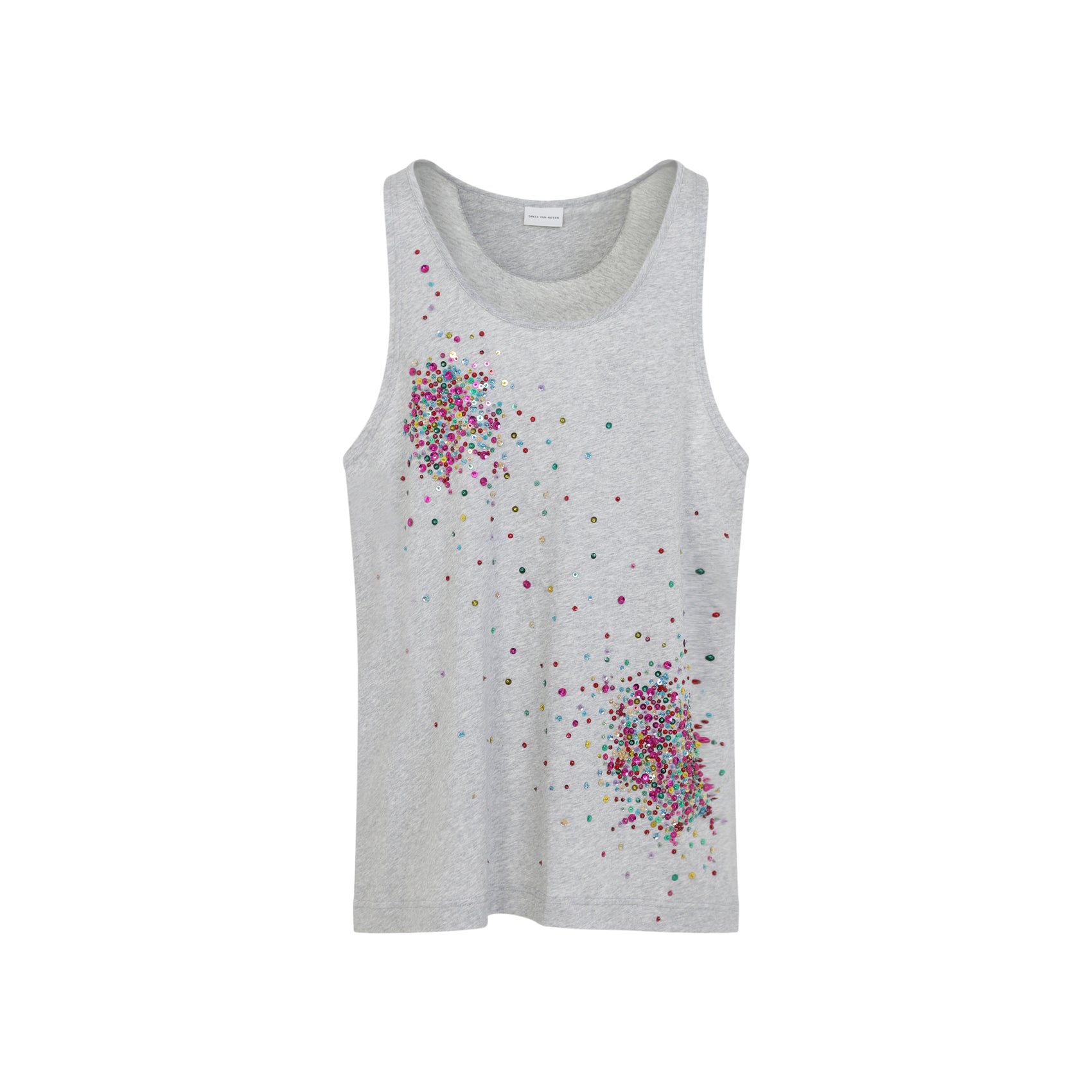 Hulo Tank Top Grey Cotton