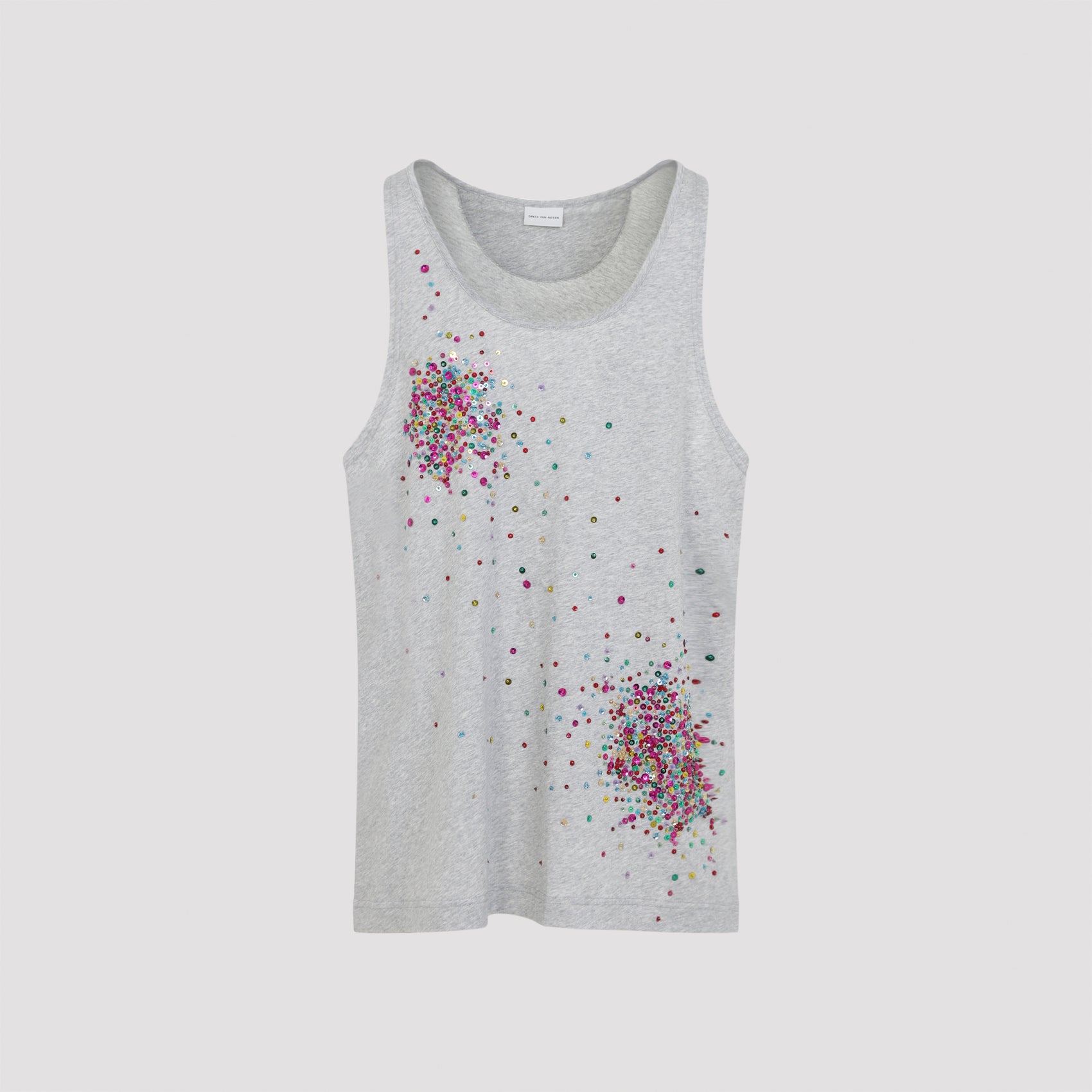 Hulo Tank Top Grey Cotton