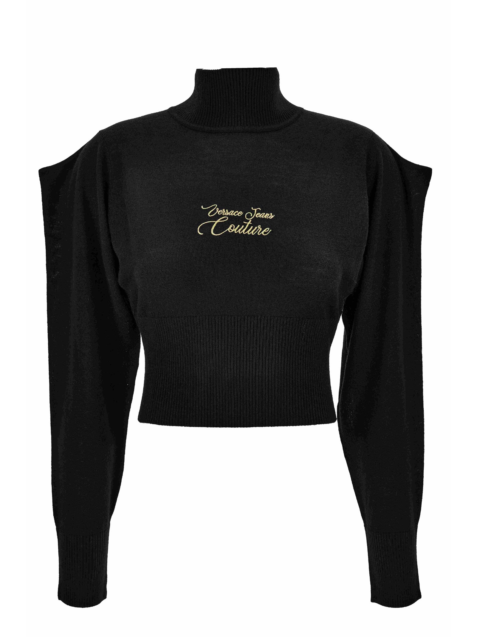 Versace Sweaters Black Wo Ac