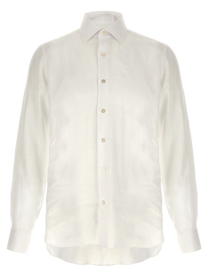 Linen shirt White Shirt, Blouse