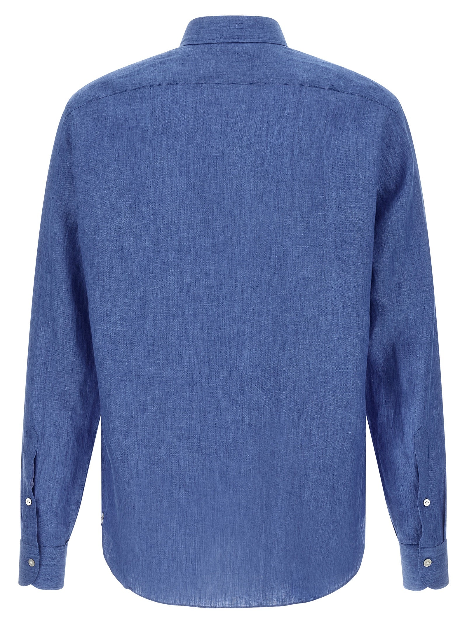 Linen Shirt Blue Shirt, Blouse